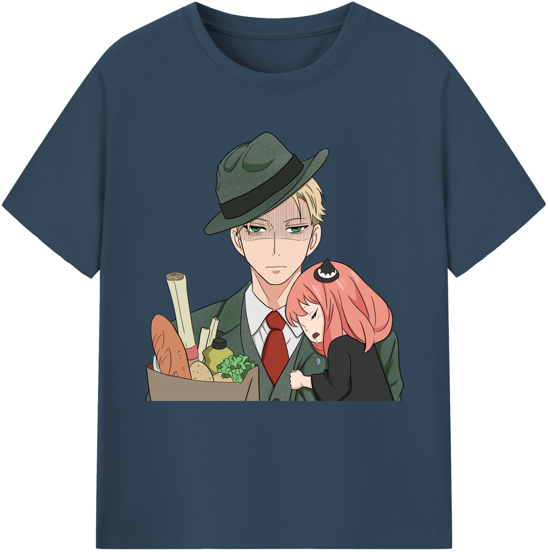 （画像用） SPY×FAMILY间谍家家酒 綿100％半袖Tシャツ（フロントプリント）