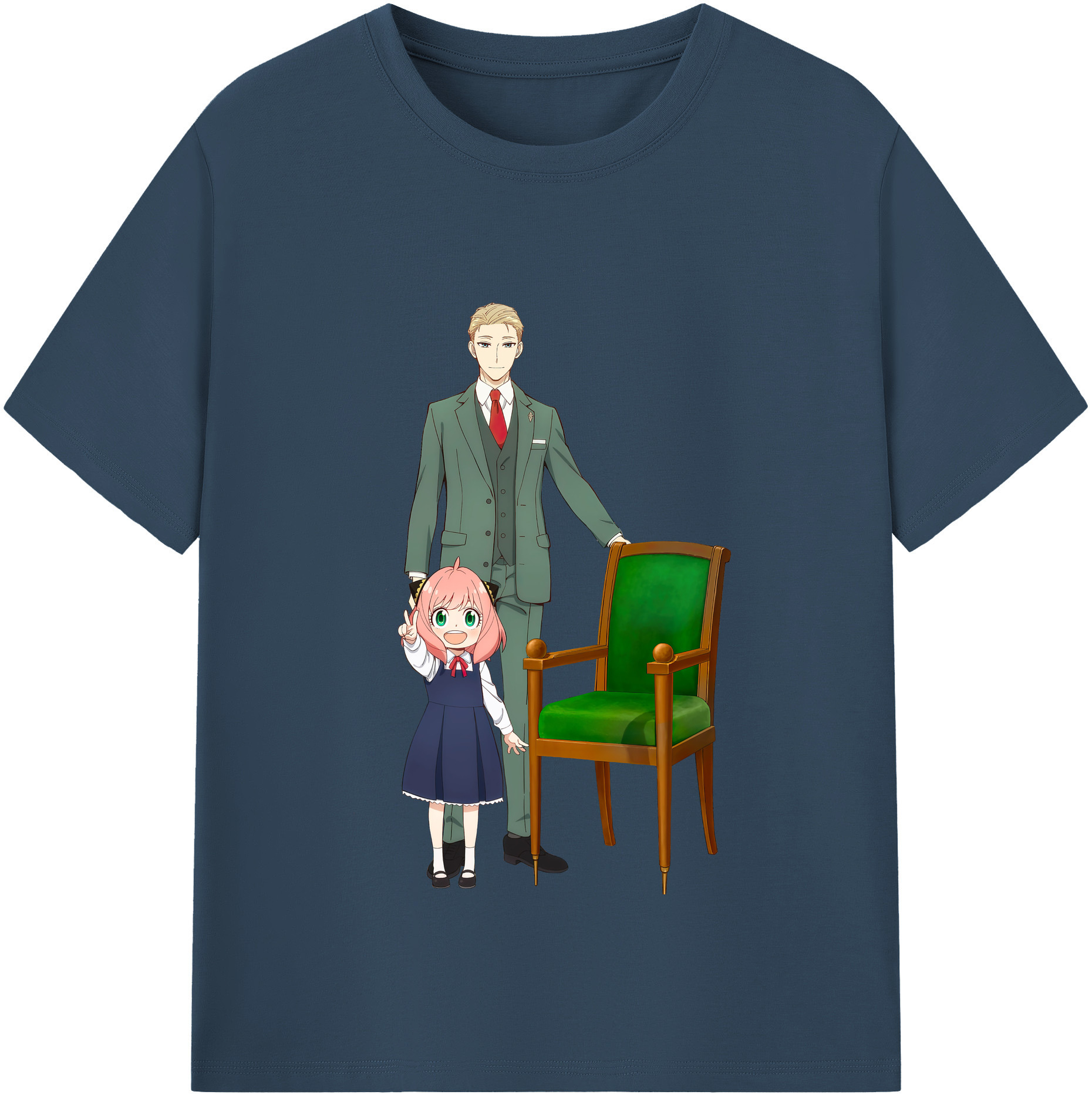 （画像用） SPY×FAMILY间谍家家酒 綿100％半袖Tシャツ（フロントプリント）