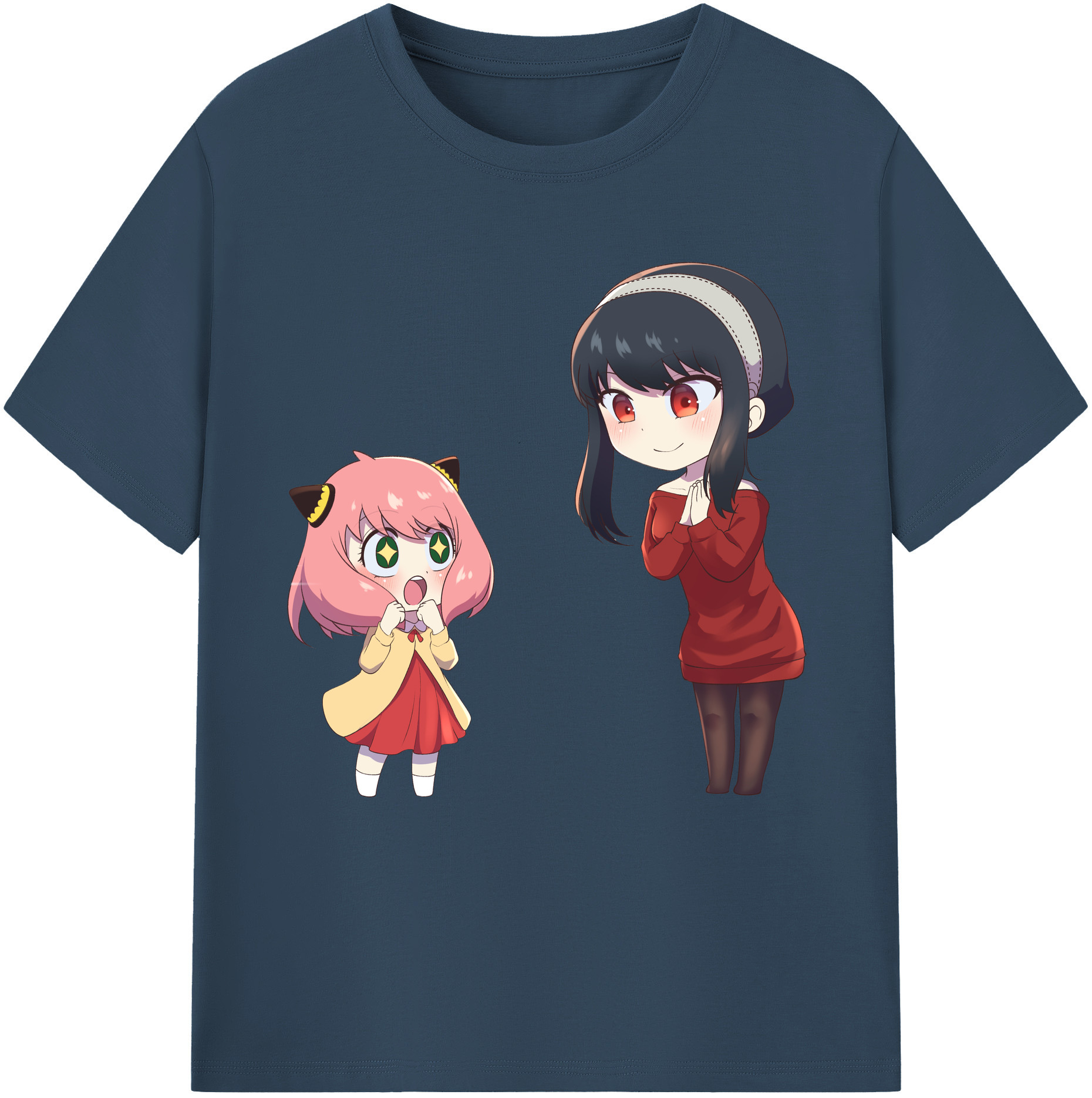 （画像用） SPY×FAMILY间谍家家酒 綿100％半袖Tシャツ（フロントプリント）