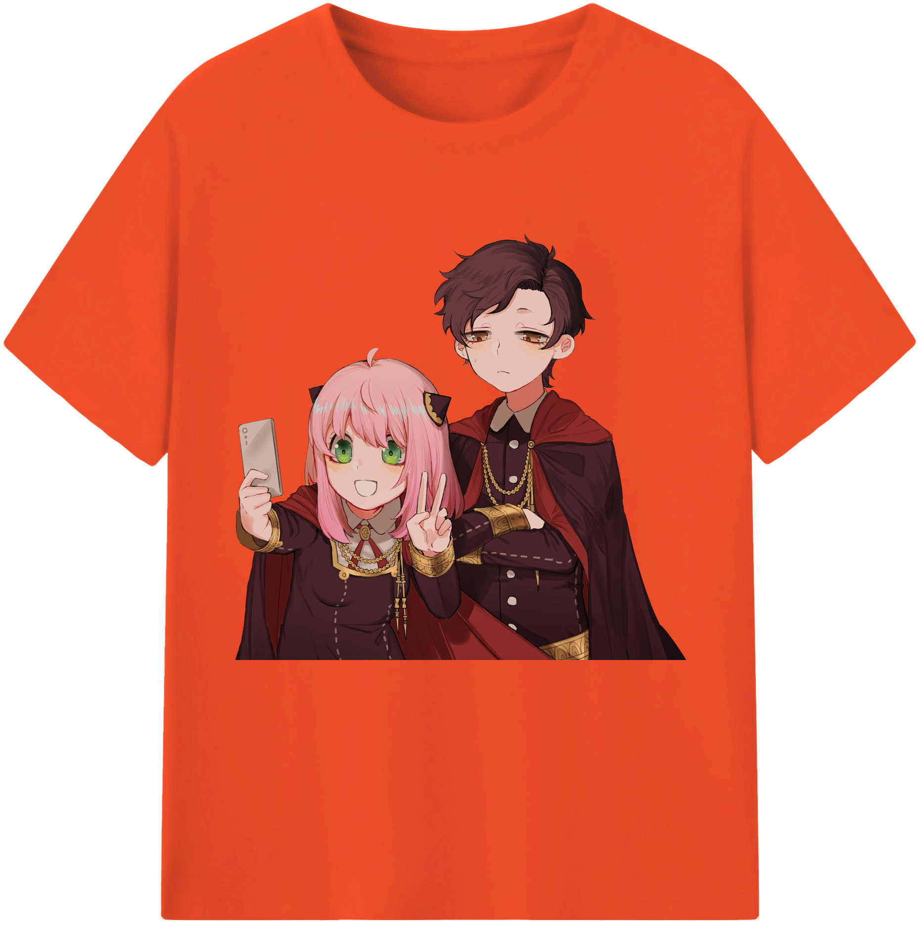 （画像用） SPY×FAMILY间谍家家酒 綿100％半袖Tシャツ（フロントプリント）