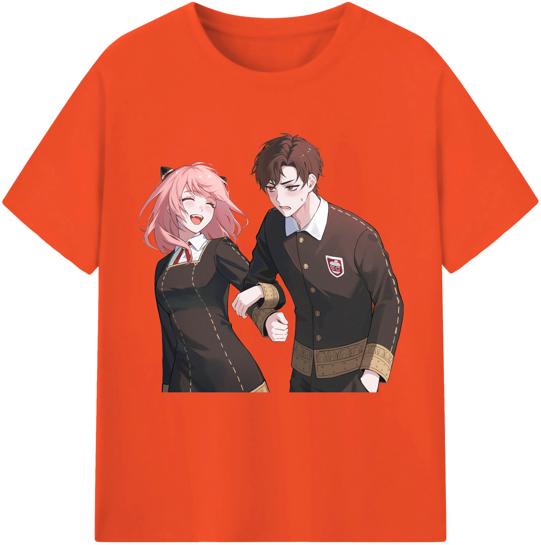 （画像用） SPY×FAMILY间谍家家酒 綿100％半袖Tシャツ（フロントプリント）