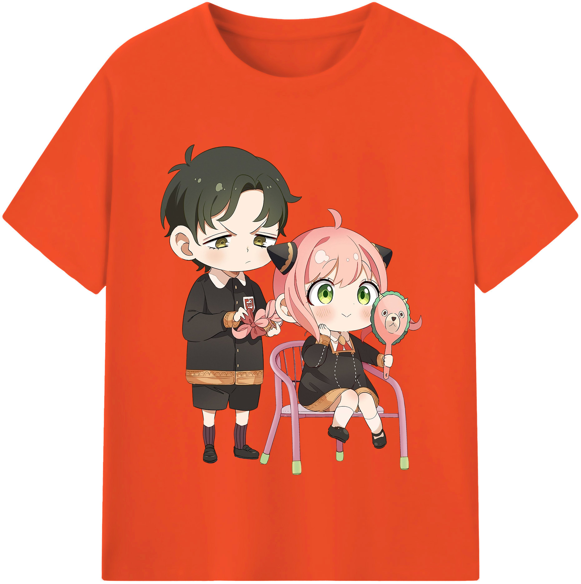 （画像用） SPY×FAMILY间谍家家酒 綿100％半袖Tシャツ（フロントプリント）