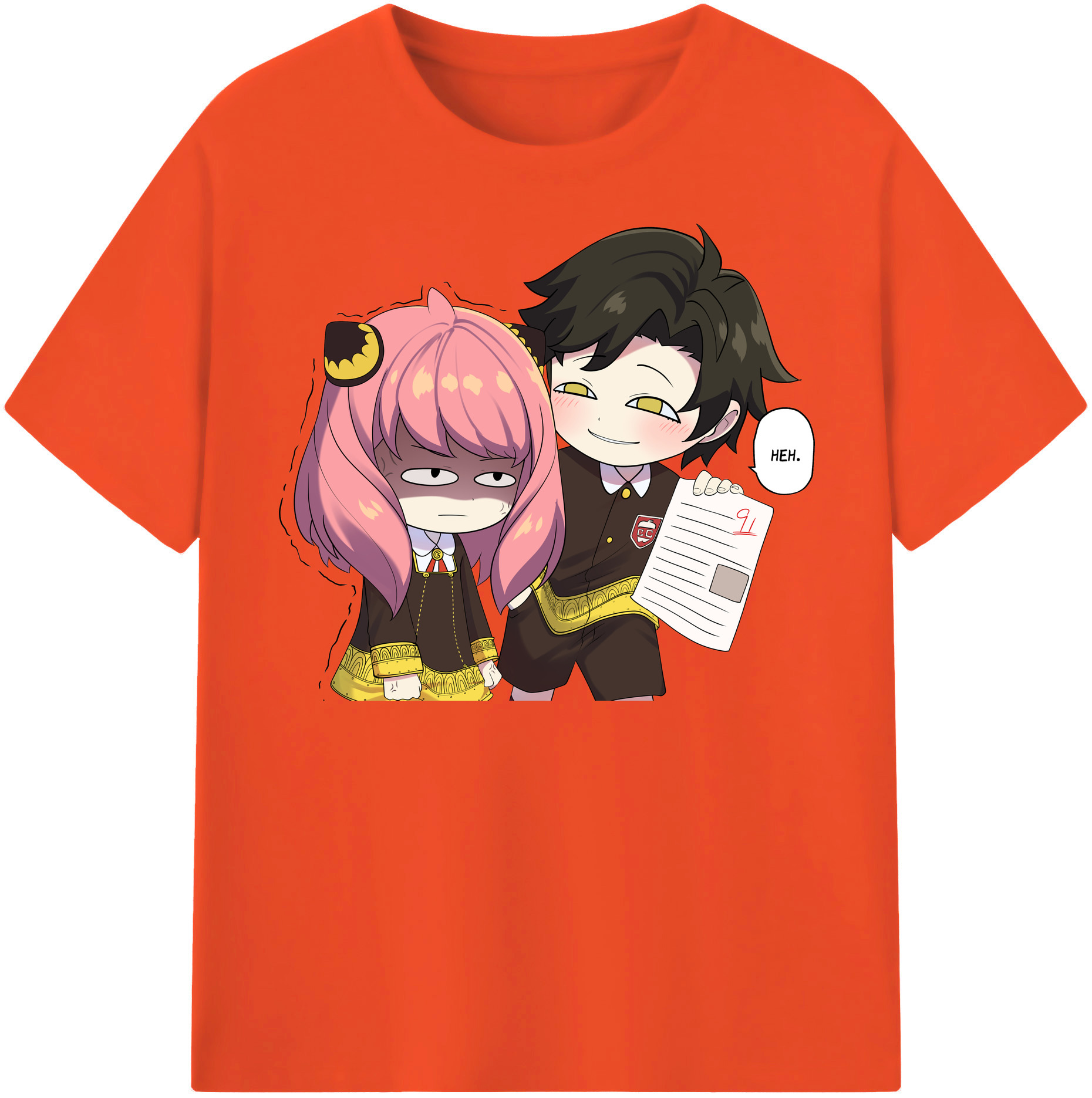 （画像用） SPY×FAMILY间谍家家酒 綿100％半袖Tシャツ（フロントプリント）