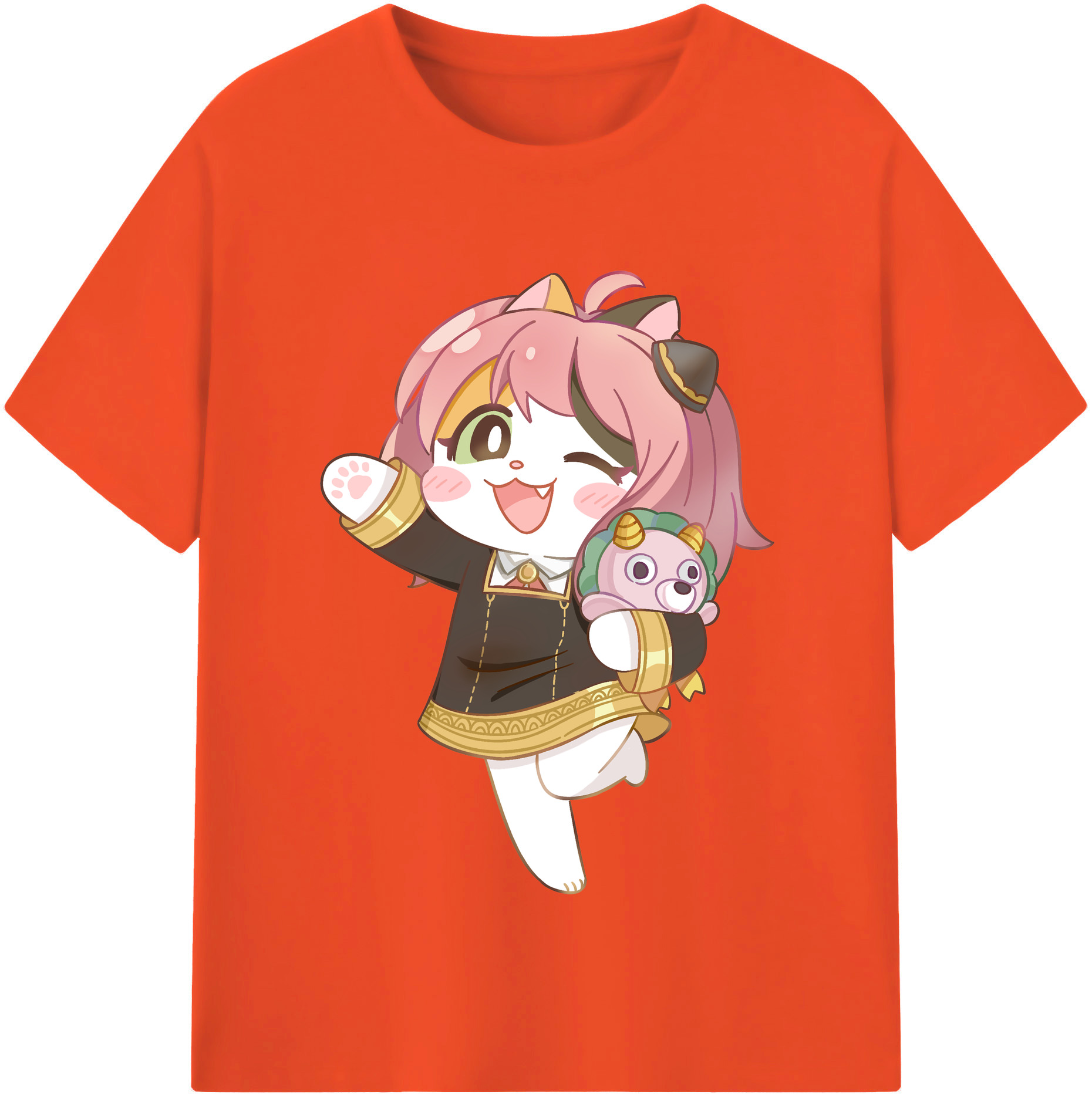 （画像用） SPY×FAMILY间谍家家酒 綿100％半袖Tシャツ（フロントプリント）