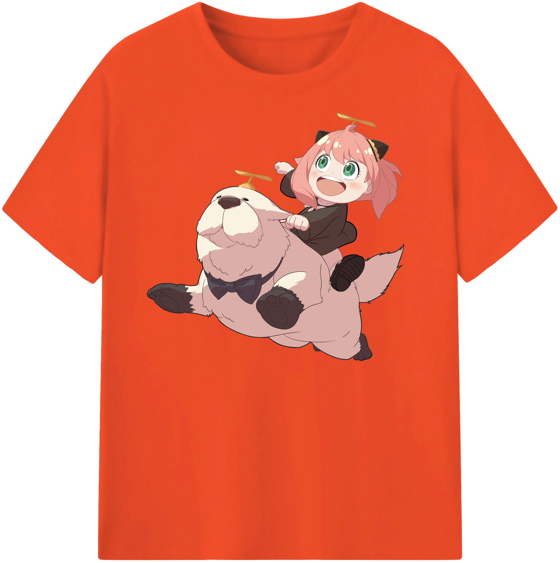 （画像用） SPY×FAMILY间谍家家酒 綿100％半袖Tシャツ（フロントプリント）