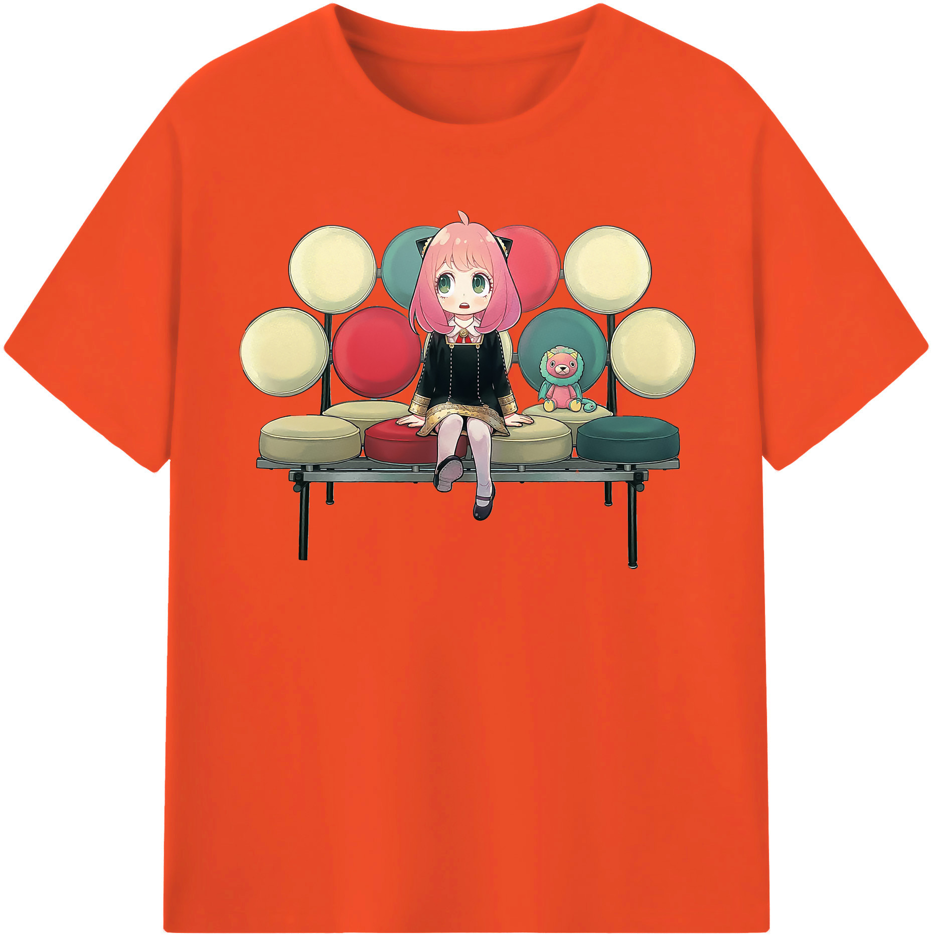 （画像用） SPY×FAMILY间谍家家酒 綿100％半袖Tシャツ（フロントプリント）