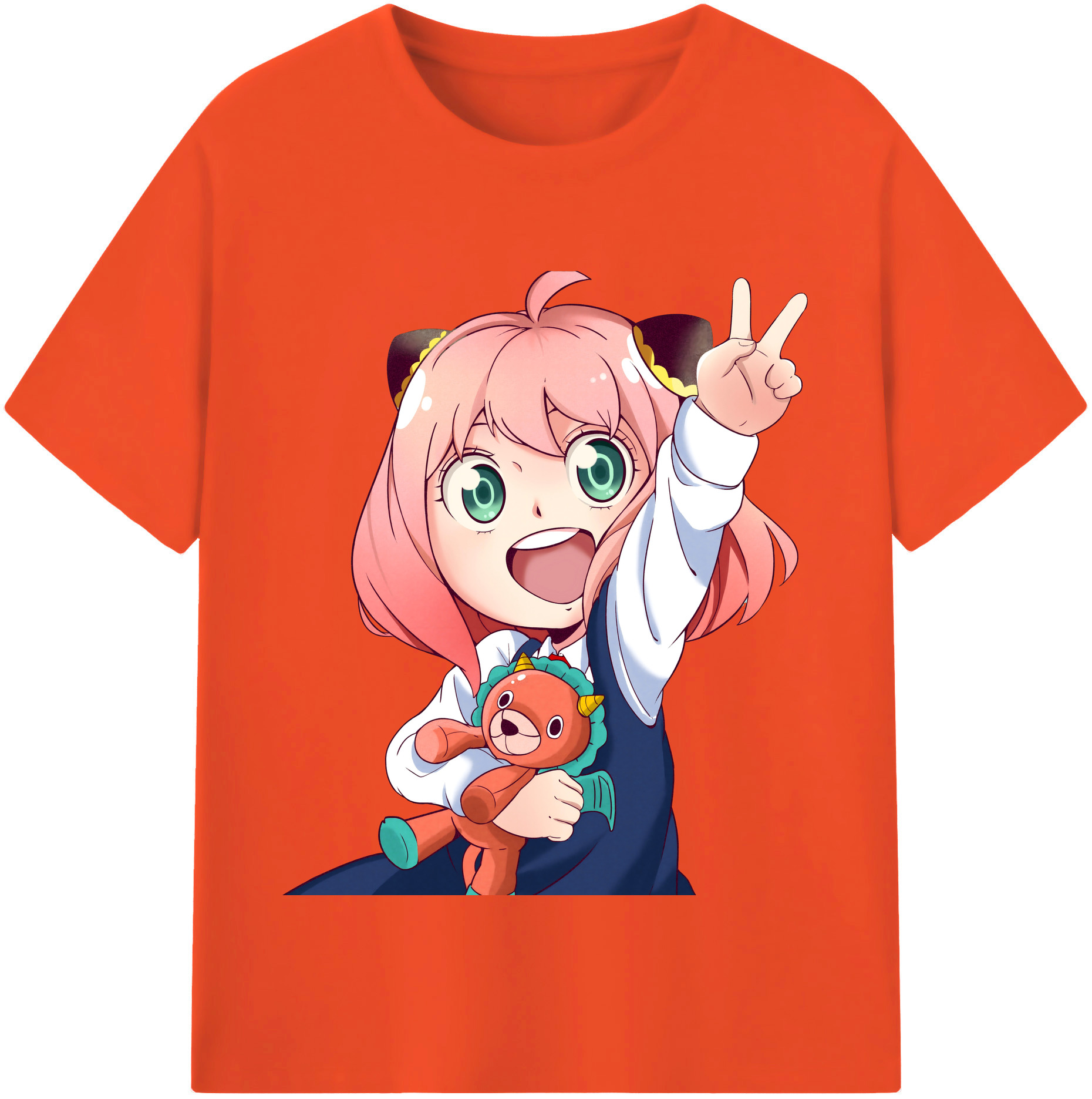 （画像用） SPY×FAMILY间谍家家酒 綿100％半袖Tシャツ（フロントプリント）