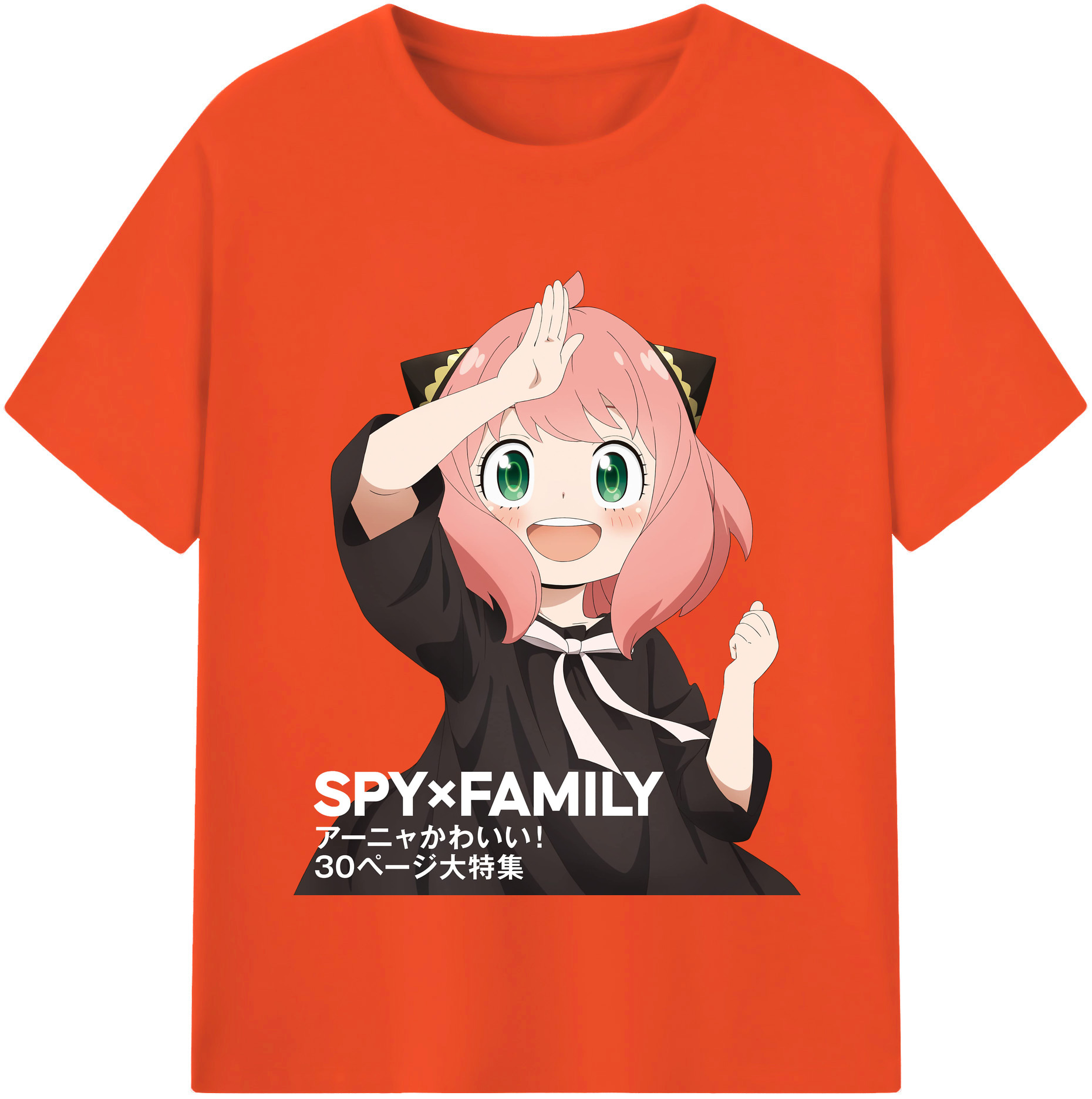 （画像用） SPY×FAMILY间谍家家酒 綿100％半袖Tシャツ（フロントプリント）