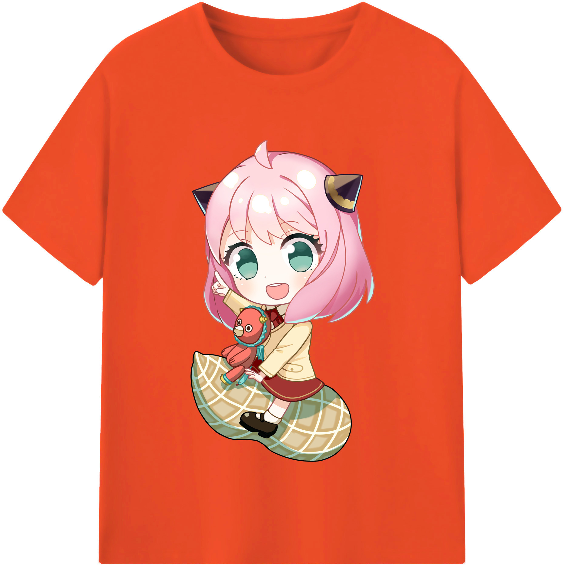 （画像用） SPY×FAMILY间谍家家酒 綿100％半袖Tシャツ（フロントプリント）