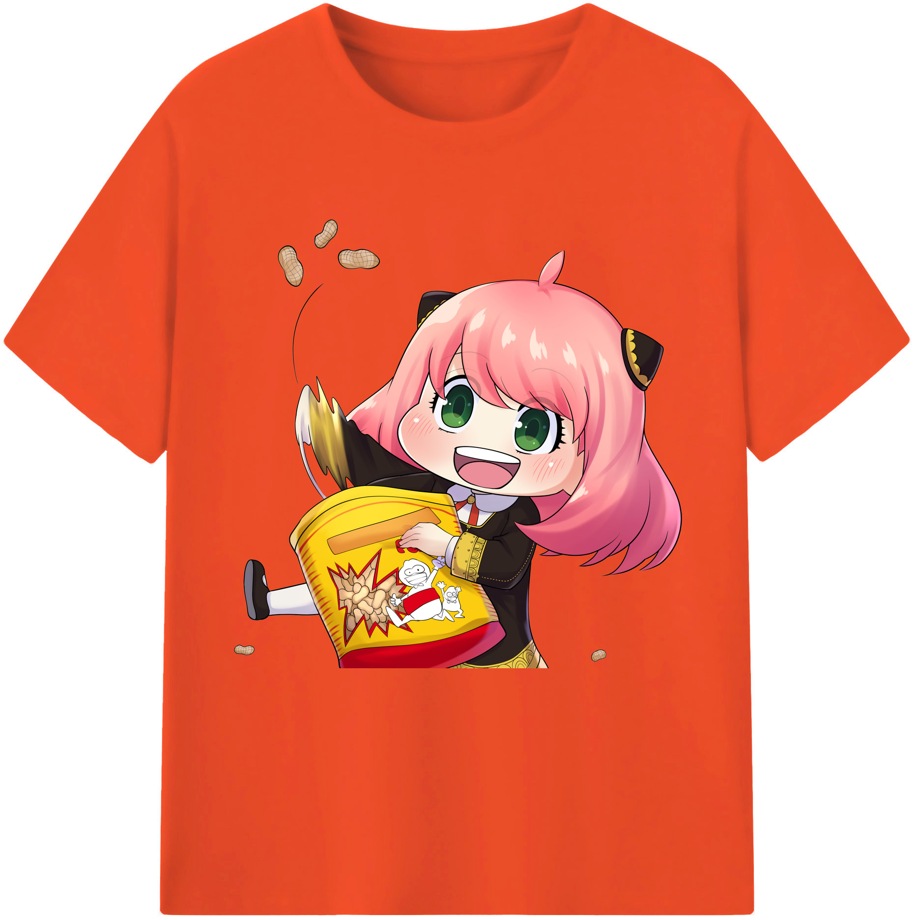 （画像用） SPY×FAMILY间谍家家酒 綿100％半袖Tシャツ（フロントプリント）