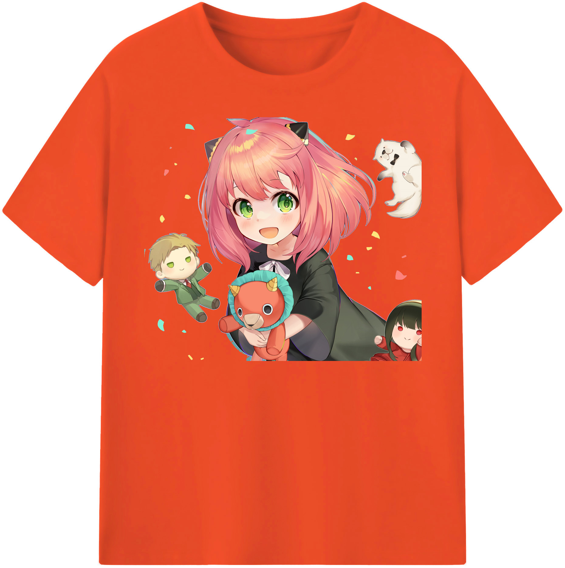 （画像用） SPY×FAMILY间谍家家酒 綿100％半袖Tシャツ（フロントプリント）