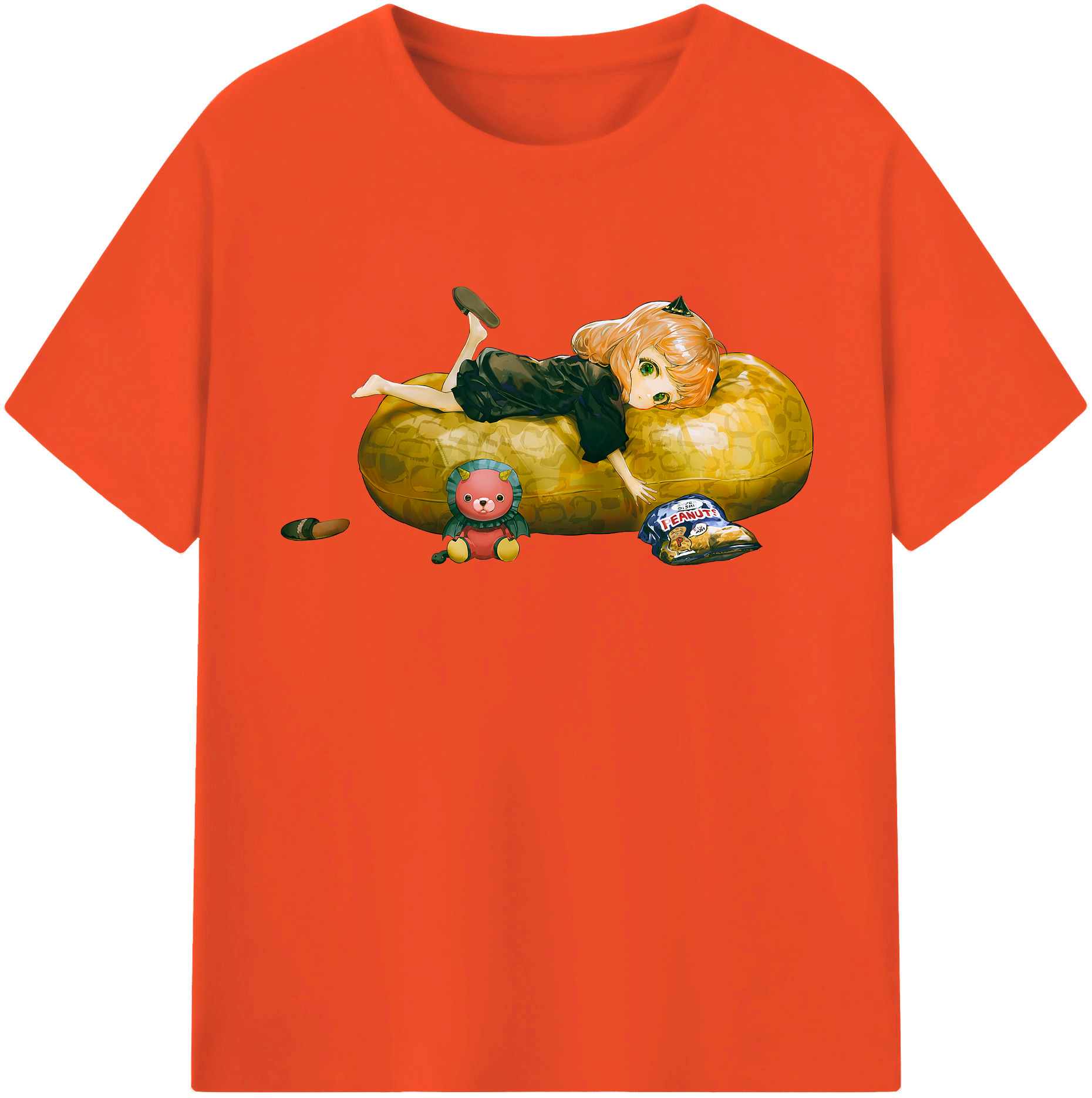 （画像用） SPY×FAMILY间谍家家酒 綿100％半袖Tシャツ（フロントプリント）