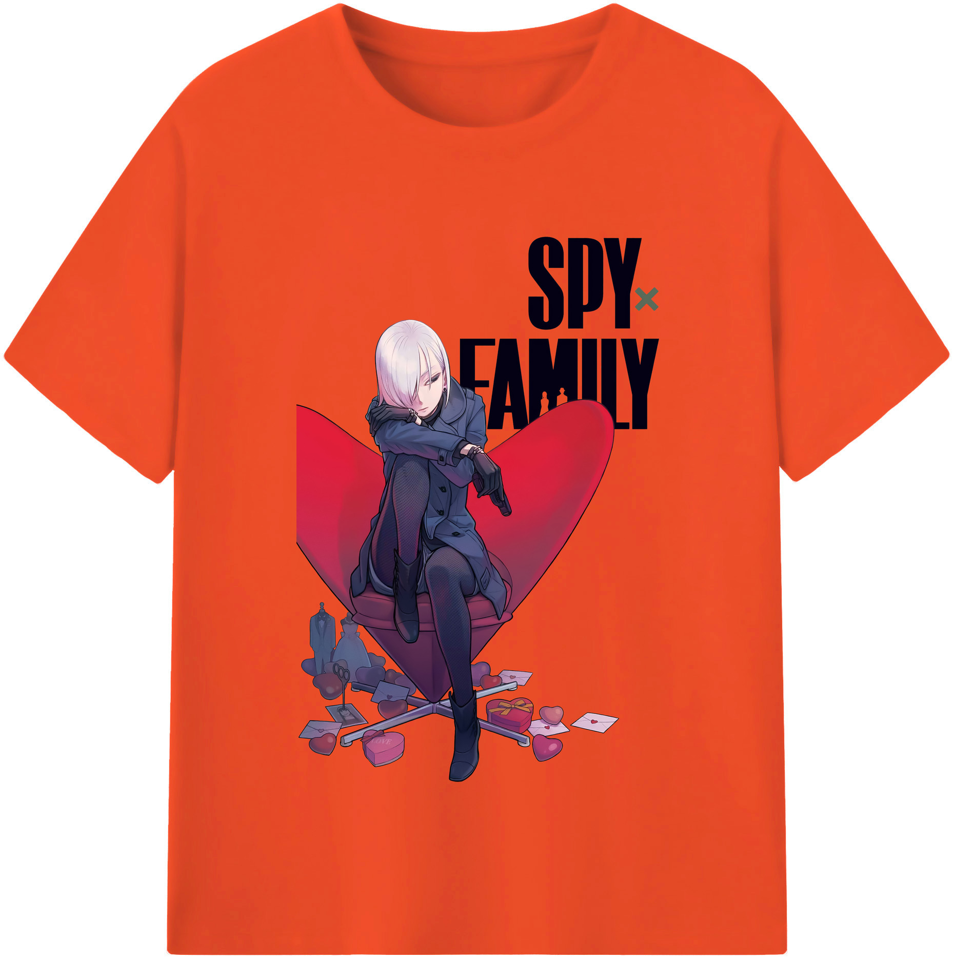 （画像用） SPY×FAMILY间谍家家酒 綿100％半袖Tシャツ（フロントプリント）