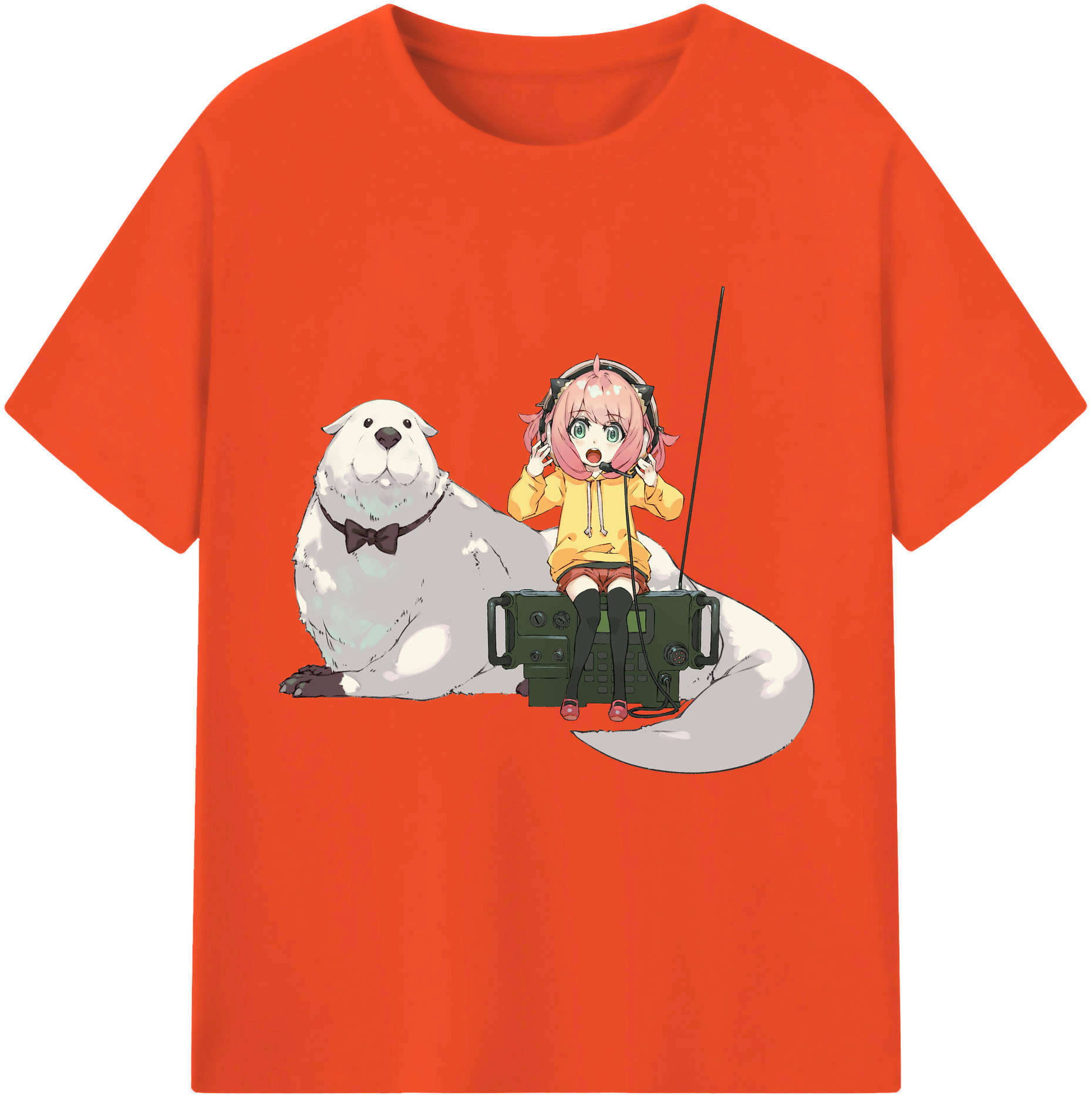 （画像用） SPY×FAMILY间谍家家酒 綿100％半袖Tシャツ（フロントプリント）