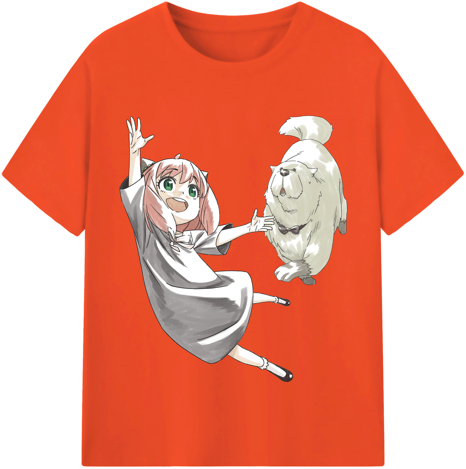 （画像用） SPY×FAMILY间谍家家酒 綿100％半袖Tシャツ（フロントプリント）