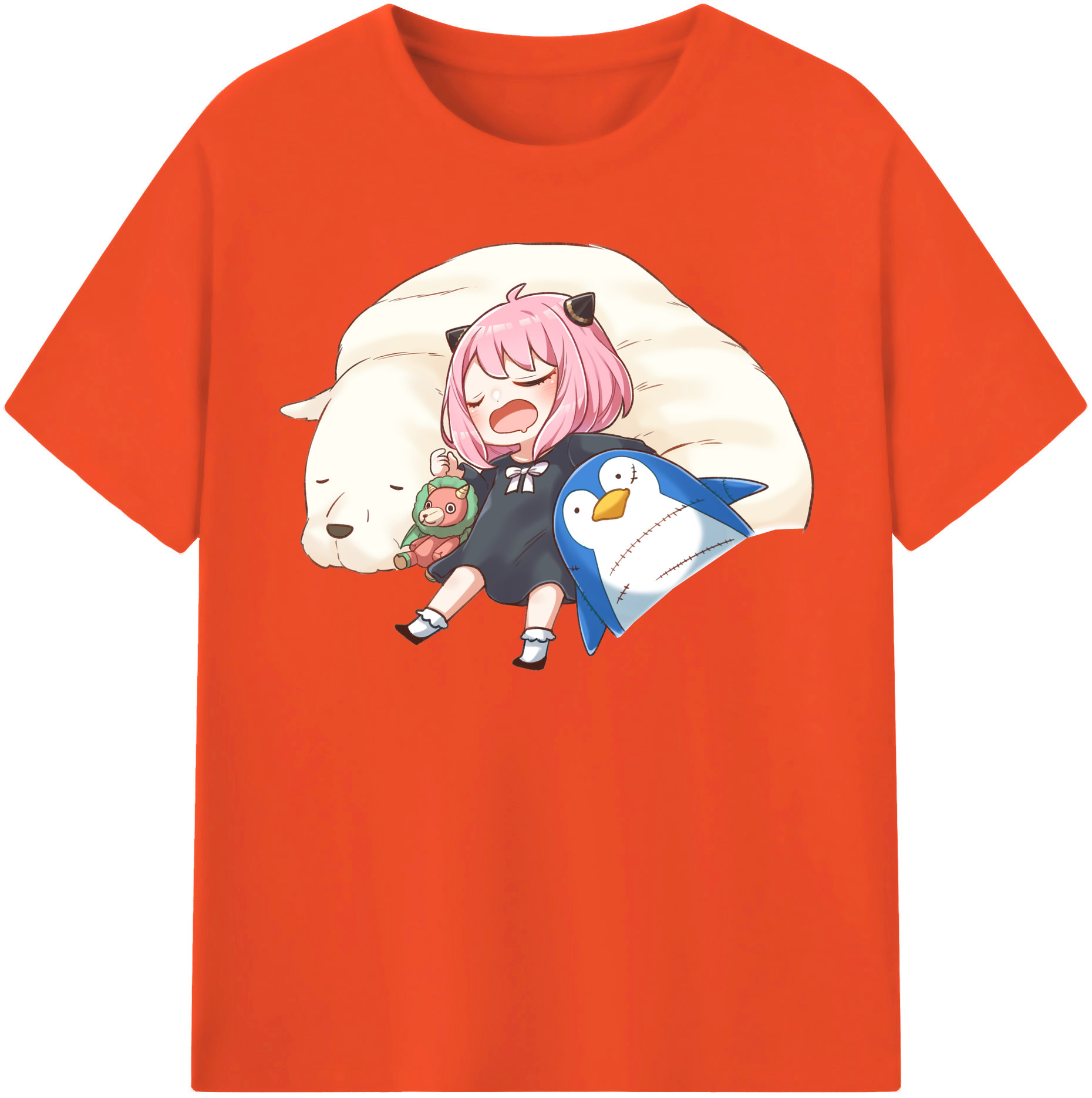 （画像用） SPY×FAMILY间谍家家酒 綿100％半袖Tシャツ（フロントプリント）