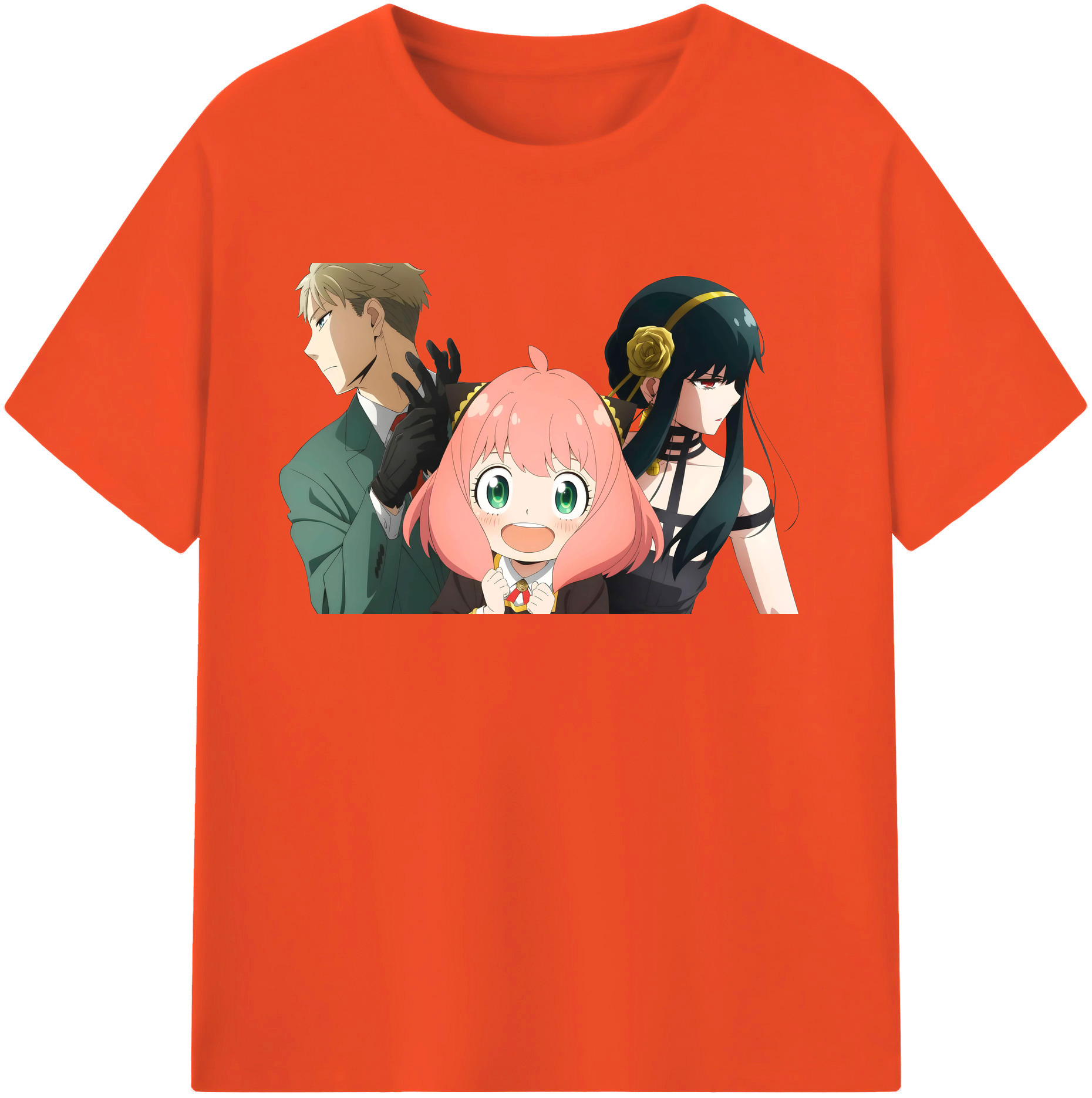 （画像用） SPY×FAMILY间谍家家酒 綿100％半袖Tシャツ（フロントプリント）