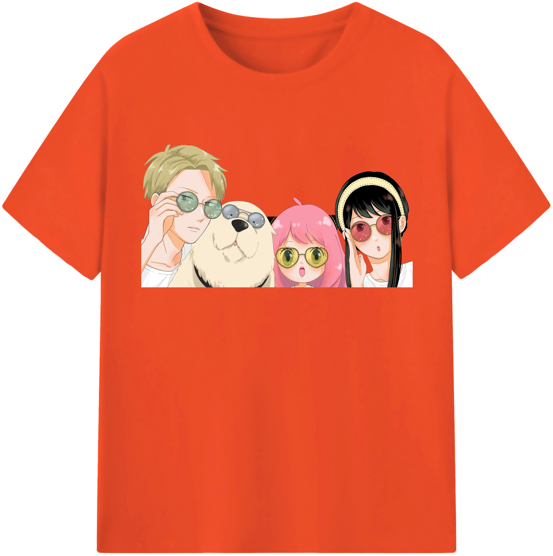 （画像用） SPY×FAMILY间谍家家酒 綿100％半袖Tシャツ（フロントプリント）