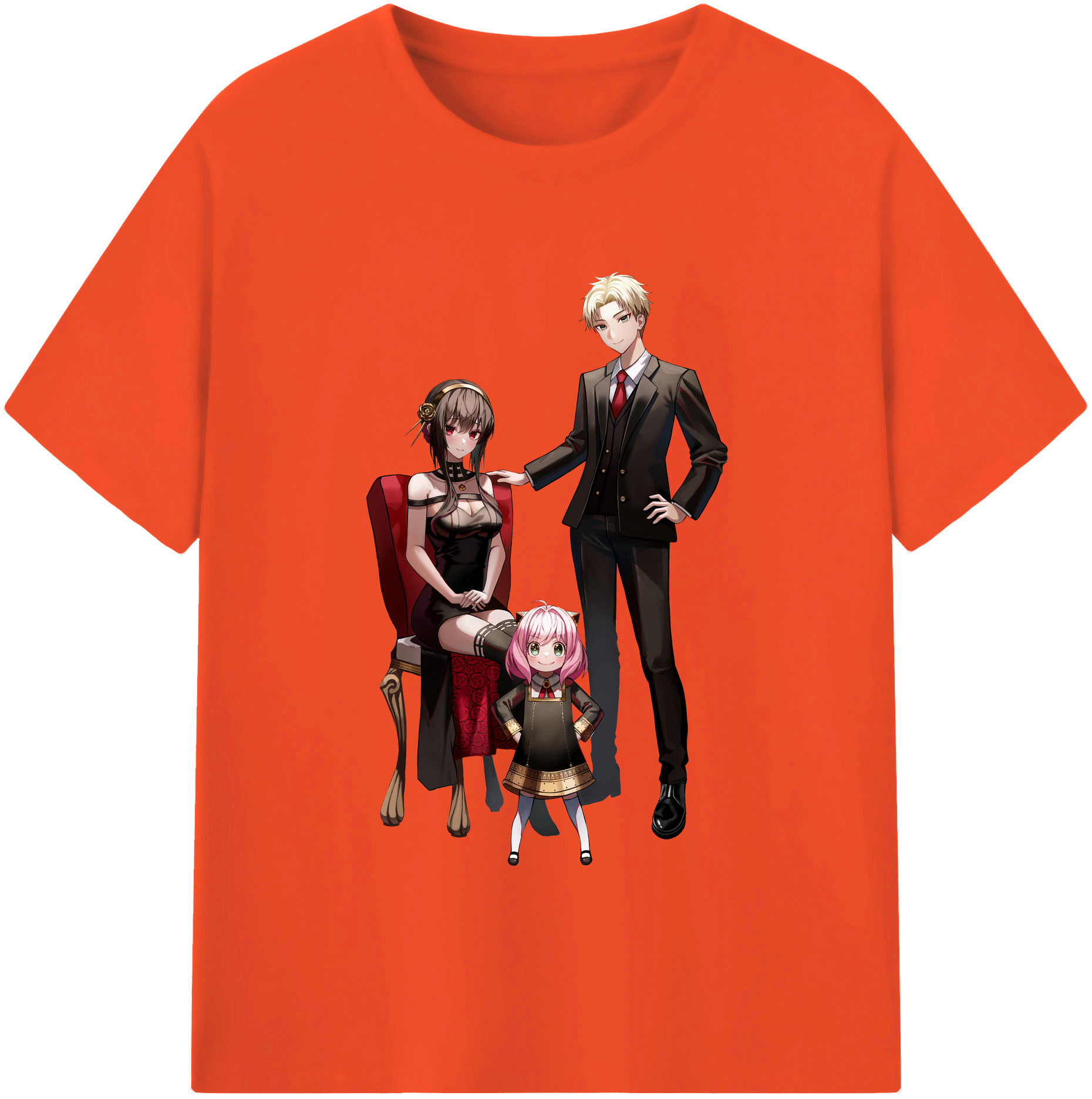 （画像用） SPY×FAMILY间谍家家酒 綿100％半袖Tシャツ（フロントプリント）