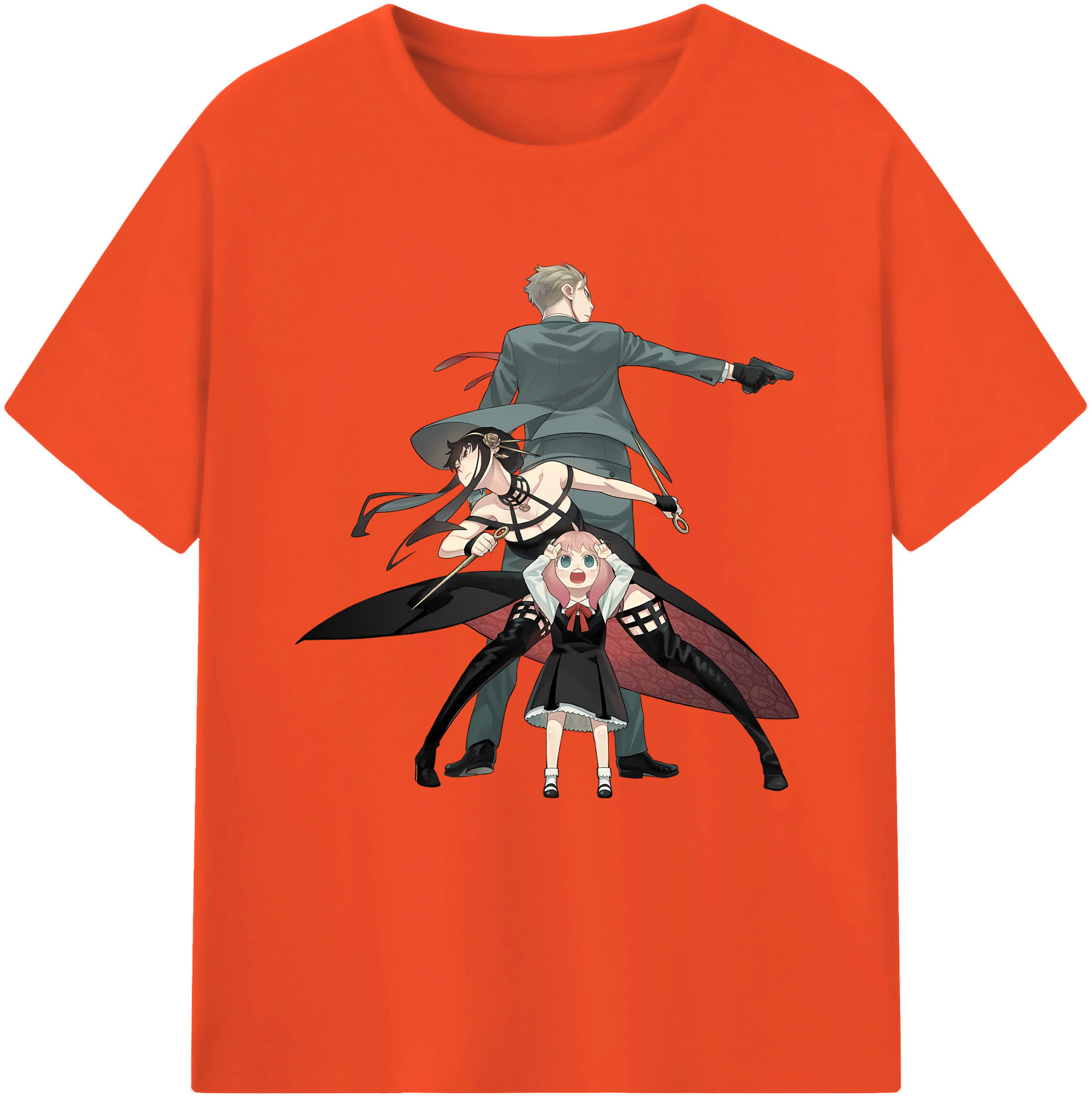 （画像用） SPY×FAMILY间谍家家酒 綿100％半袖Tシャツ（フロントプリント）