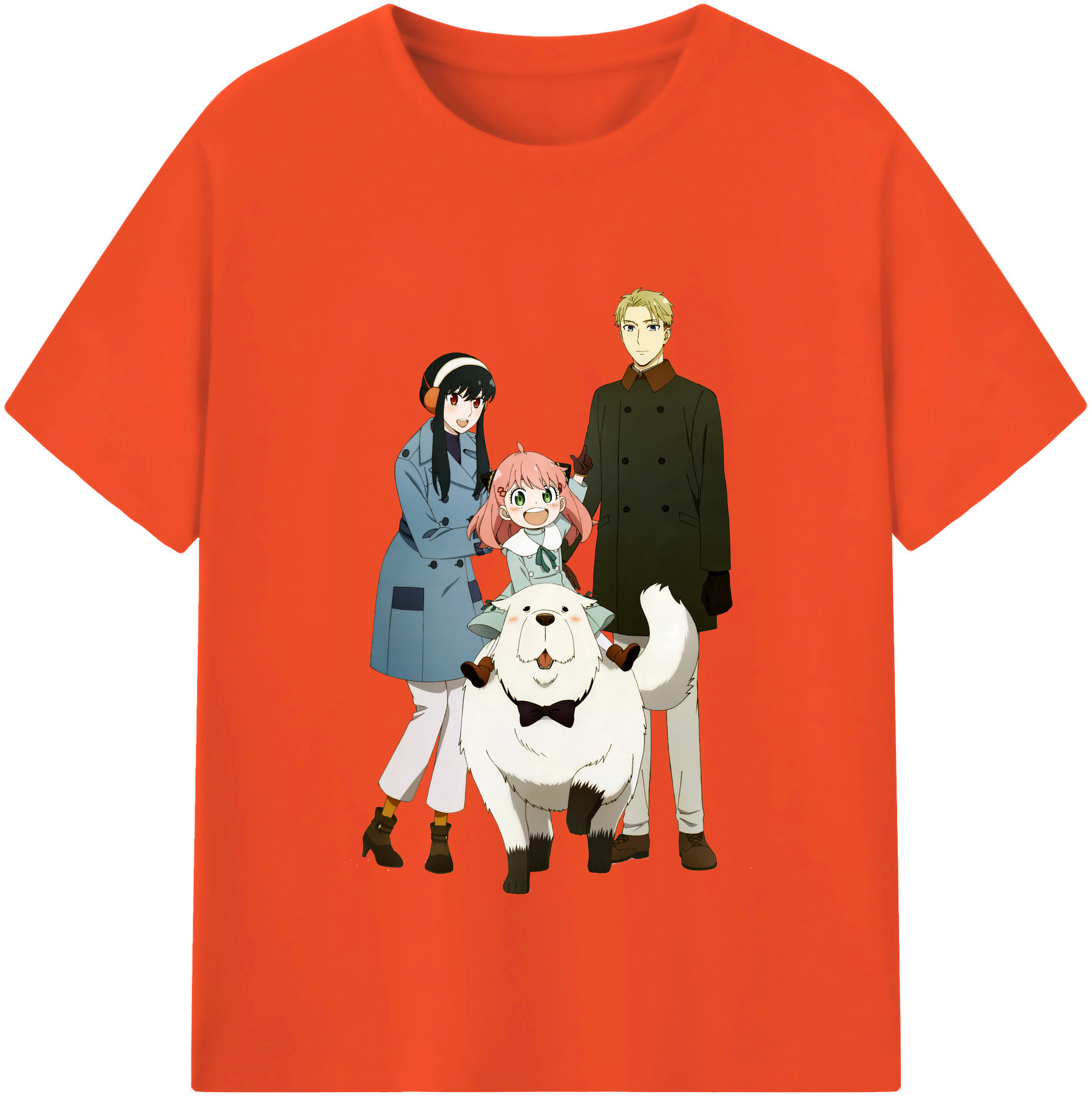 （画像用） SPY×FAMILY间谍家家酒 綿100％半袖Tシャツ（フロントプリント）
