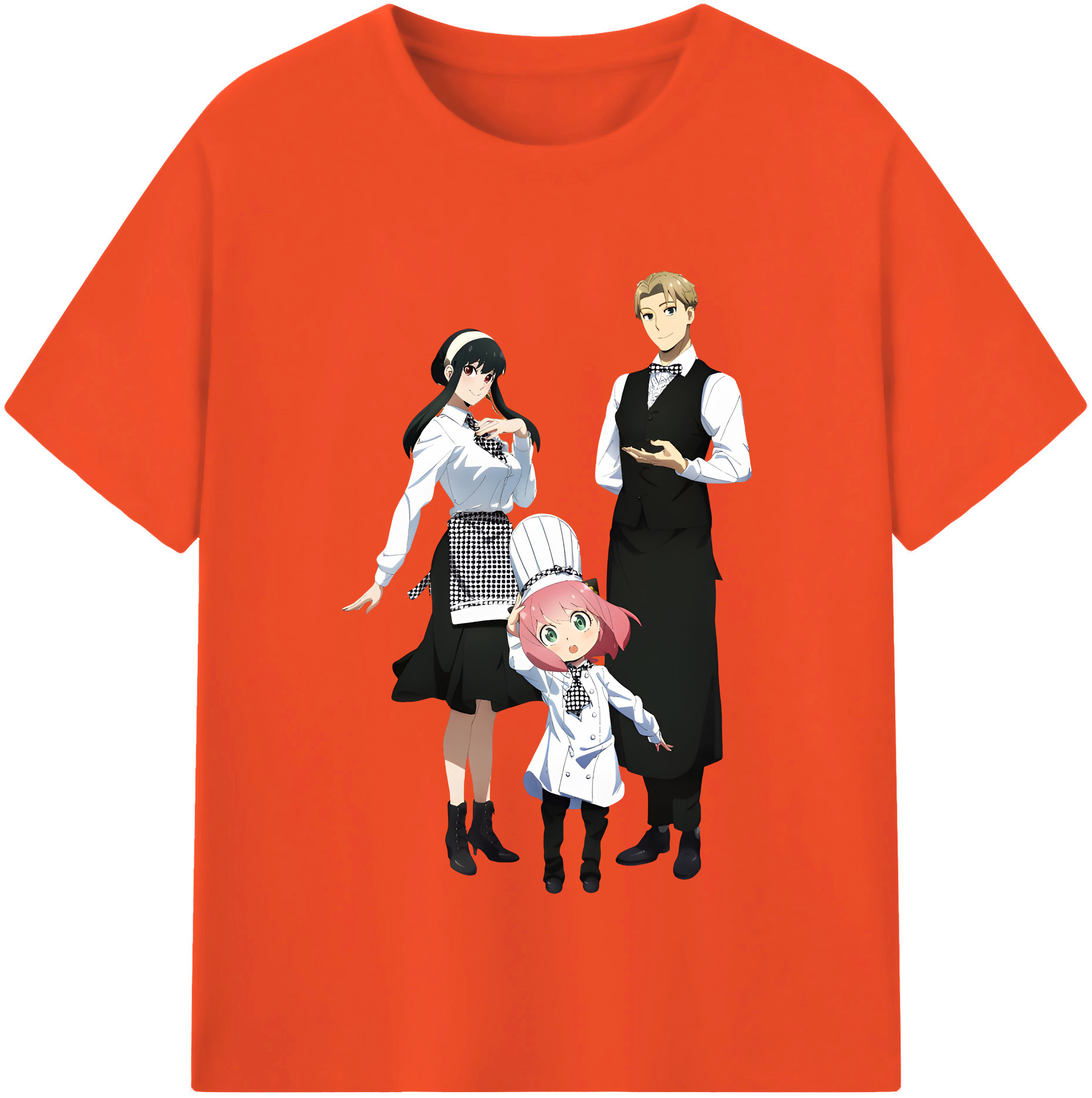 （画像用） SPY×FAMILY间谍家家酒 綿100％半袖Tシャツ（フロントプリント）