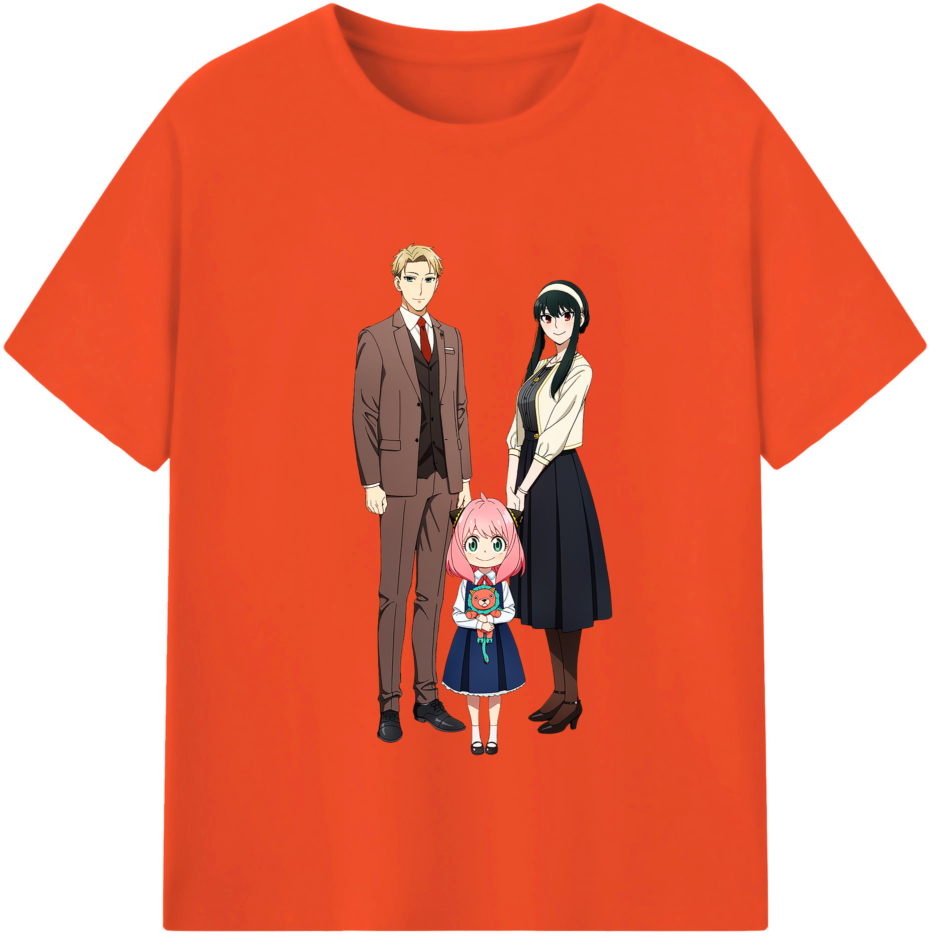 （画像用） SPY×FAMILY间谍家家酒 綿100％半袖Tシャツ（フロントプリント）