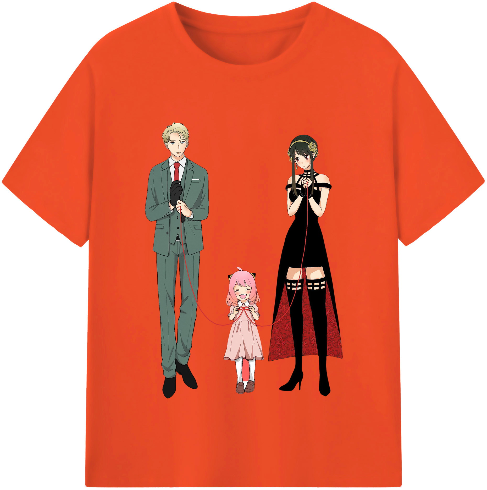 （画像用） SPY×FAMILY间谍家家酒 綿100％半袖Tシャツ（フロントプリント）
