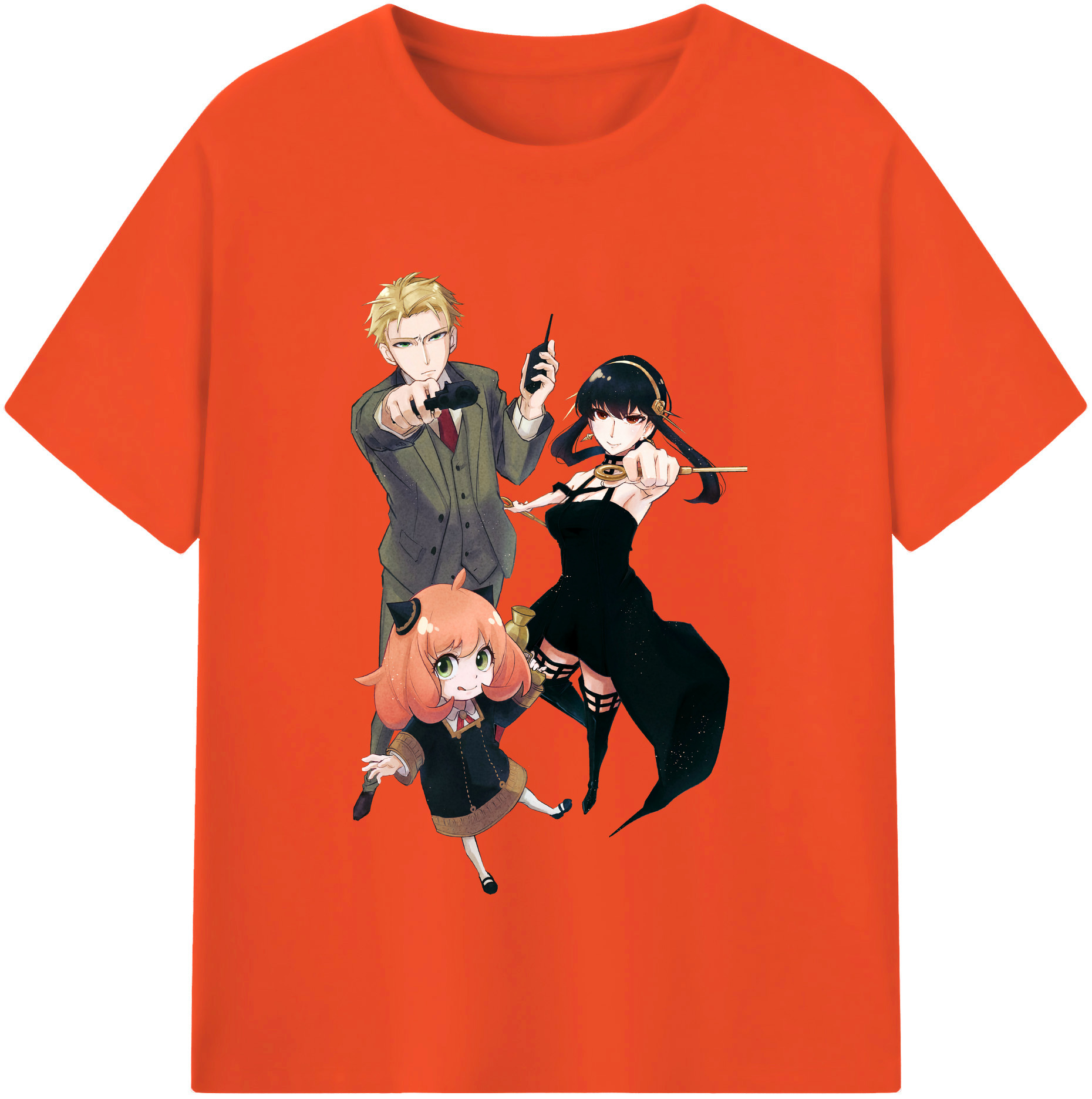 （画像用） SPY×FAMILY间谍家家酒 綿100％半袖Tシャツ（フロントプリント）