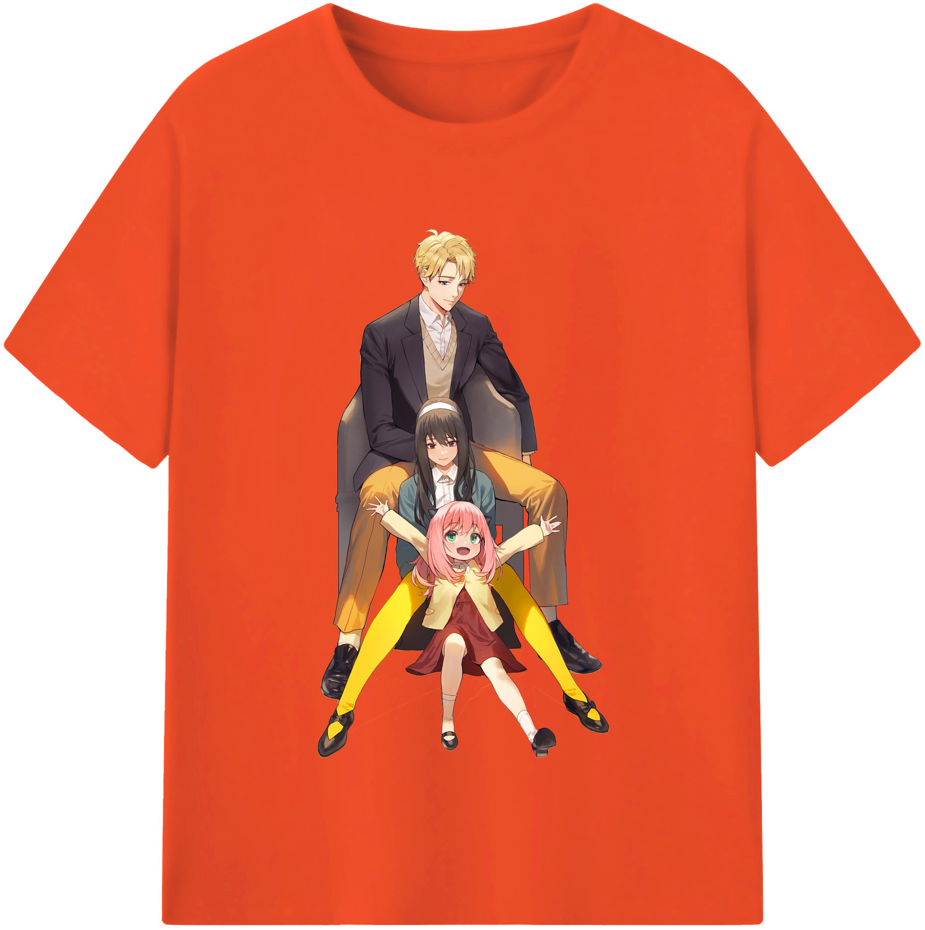 （画像用） SPY×FAMILY间谍家家酒 綿100％半袖Tシャツ（フロントプリント）