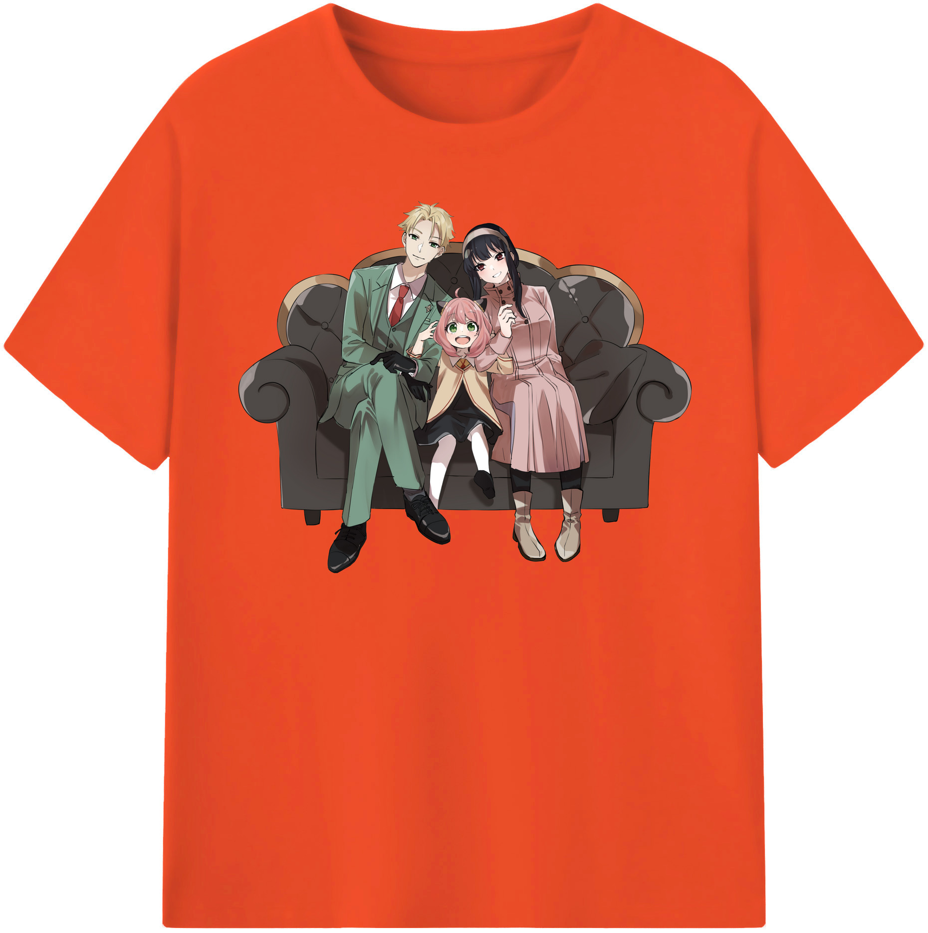 （画像用） SPY×FAMILY间谍家家酒 綿100％半袖Tシャツ（フロントプリント）