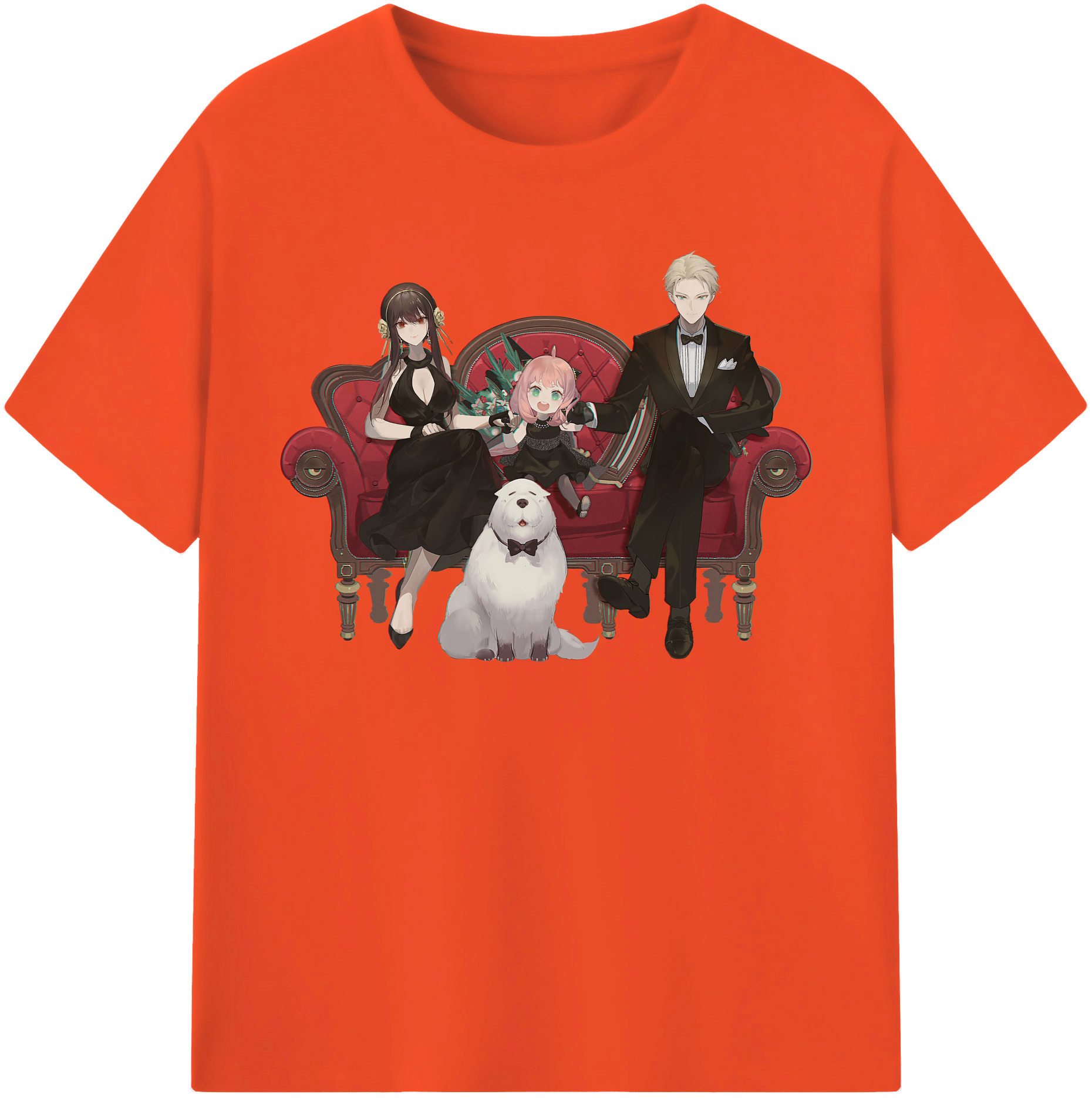 （画像用） SPY×FAMILY间谍家家酒 綿100％半袖Tシャツ（フロントプリント）