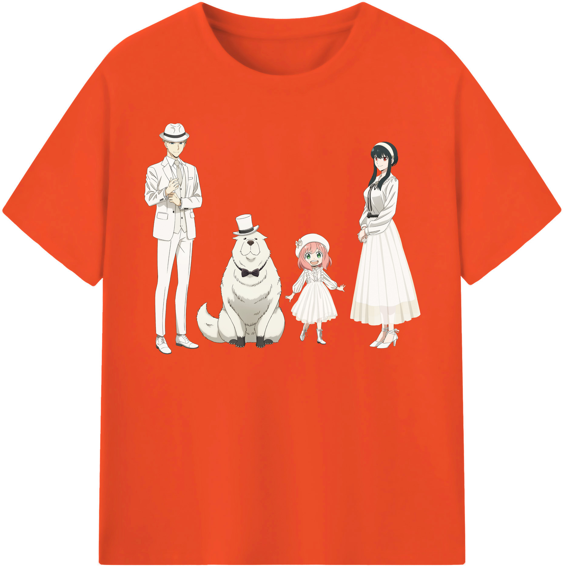 （画像用） SPY×FAMILY间谍家家酒 綿100％半袖Tシャツ（フロントプリント）