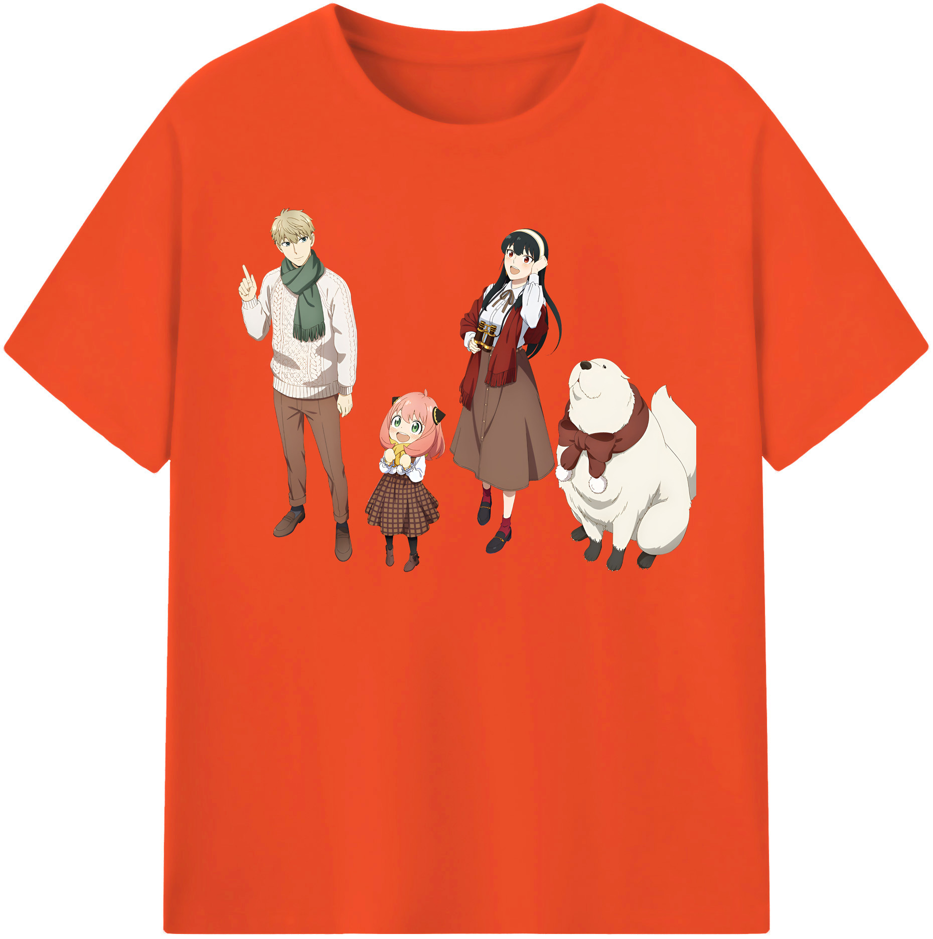 （画像用） SPY×FAMILY间谍家家酒 綿100％半袖Tシャツ（フロントプリント）