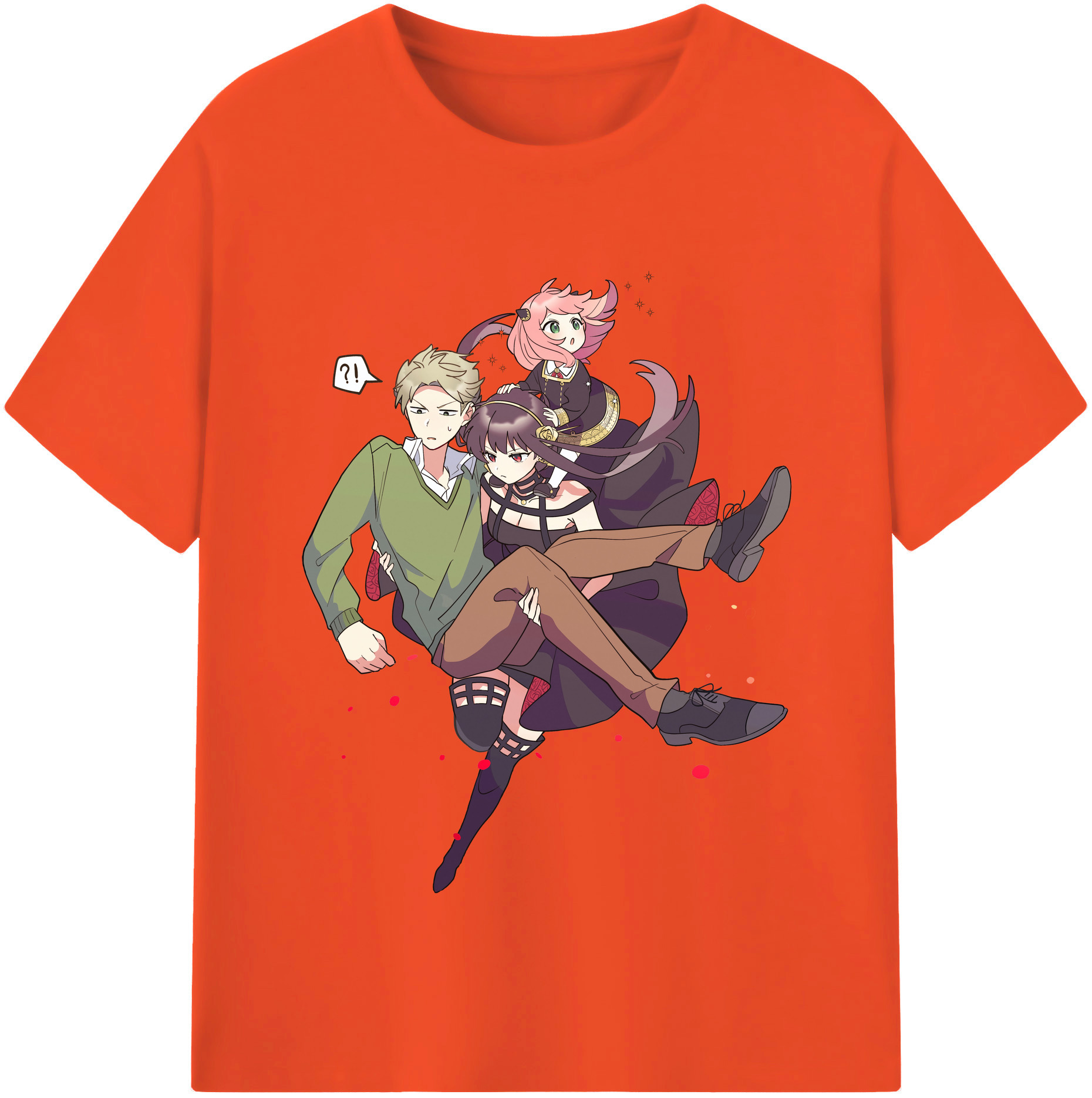 （画像用） SPY×FAMILY间谍家家酒 綿100％半袖Tシャツ（フロントプリント）