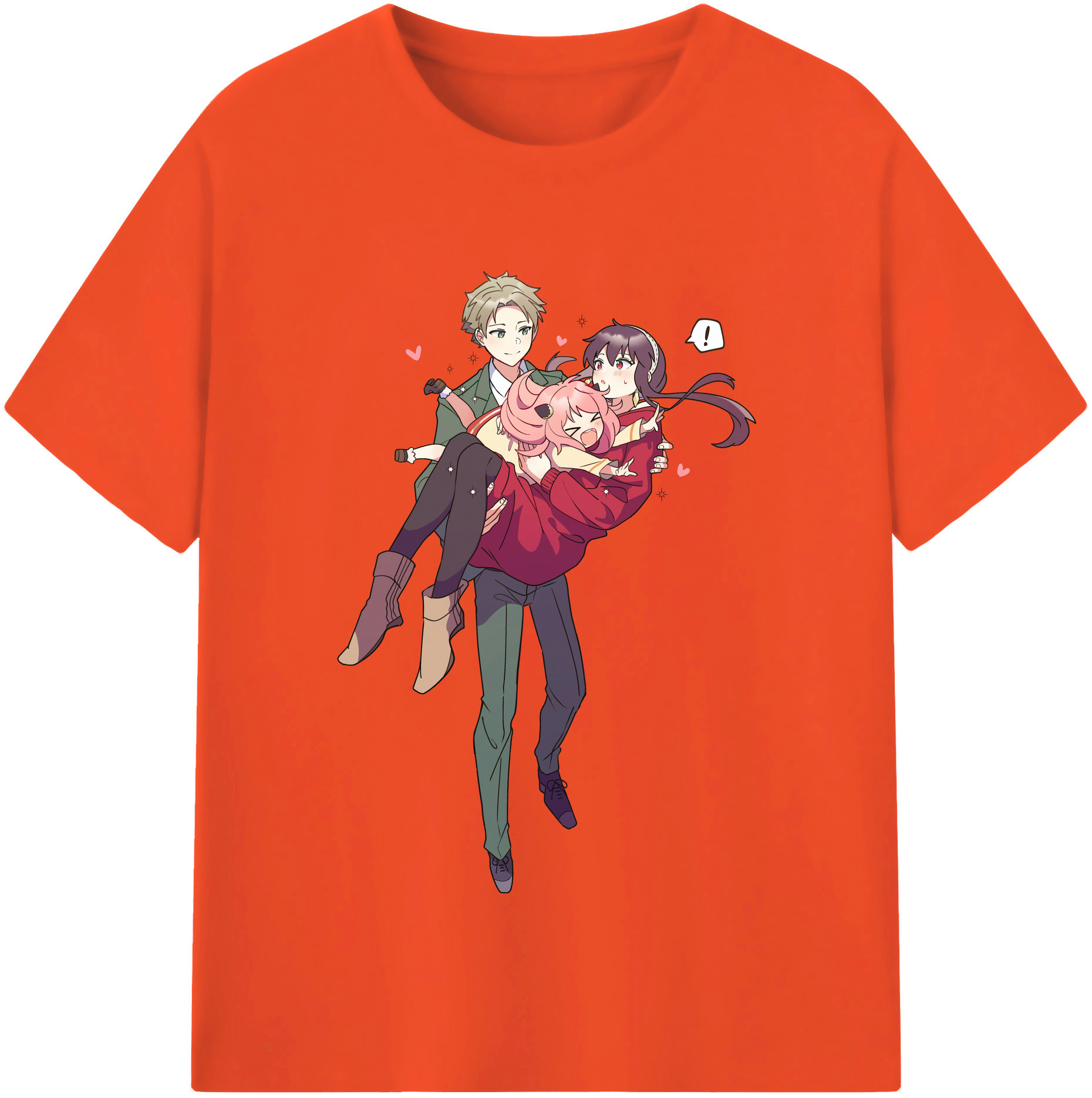 （画像用） SPY×FAMILY间谍家家酒 綿100％半袖Tシャツ（フロントプリント）