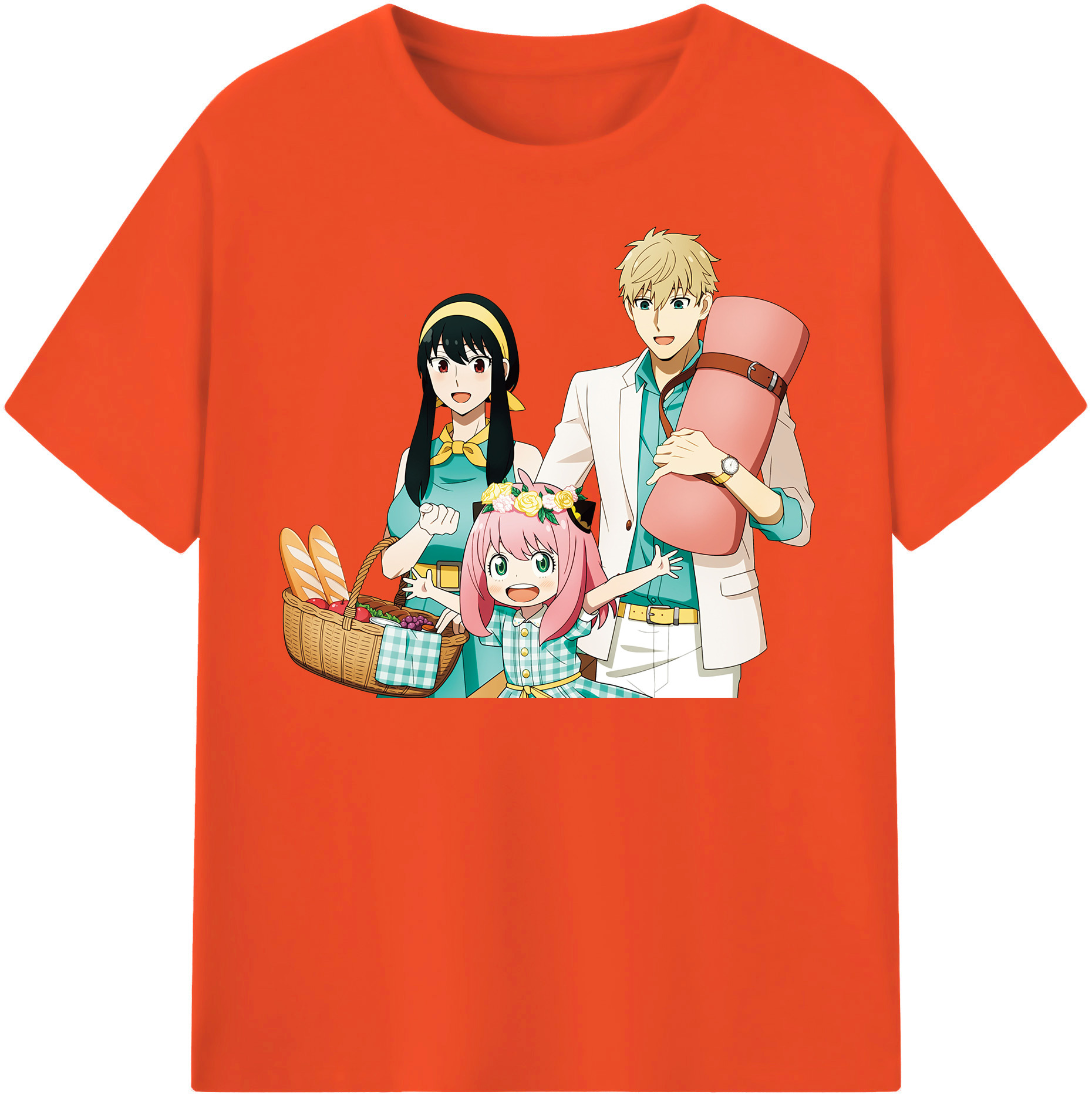 （画像用） SPY×FAMILY间谍家家酒 綿100％半袖Tシャツ（フロントプリント）