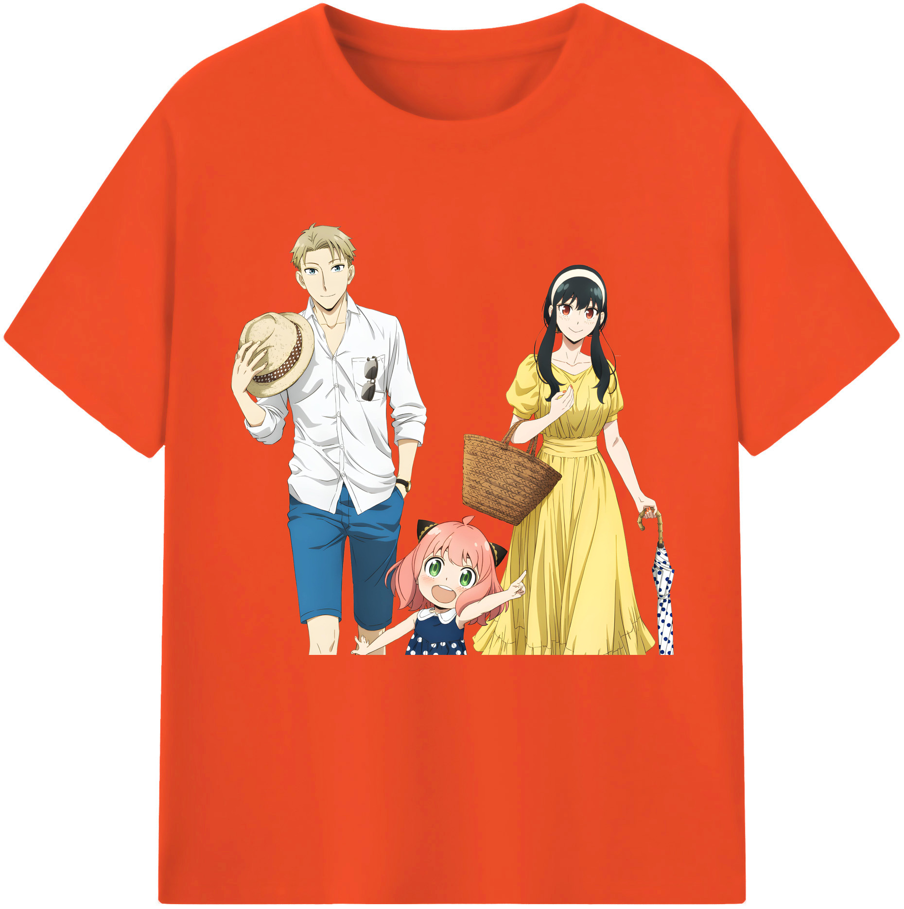 （画像用） SPY×FAMILY间谍家家酒 綿100％半袖Tシャツ（フロントプリント）