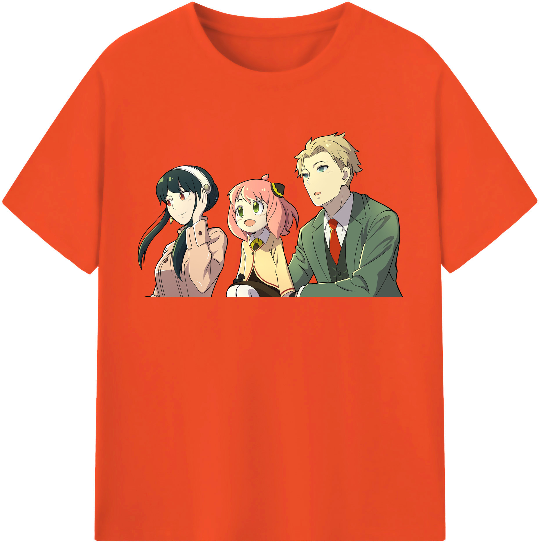 （画像用） SPY×FAMILY间谍家家酒 綿100％半袖Tシャツ（フロントプリント）