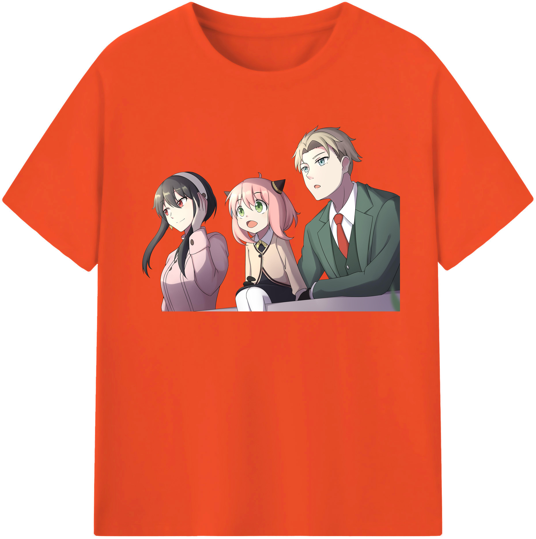 （画像用） SPY×FAMILY间谍家家酒 綿100％半袖Tシャツ（フロントプリント）