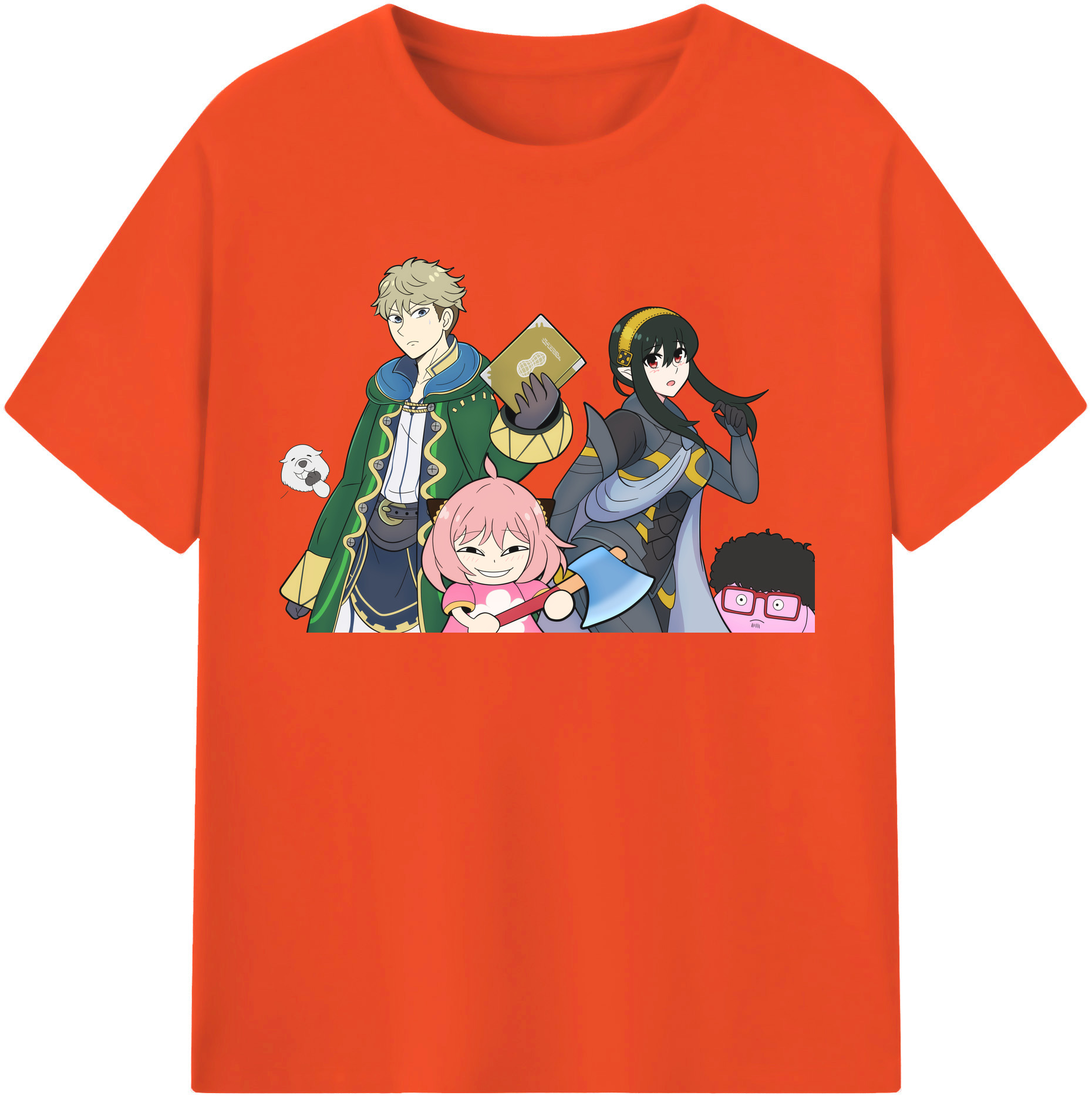 （画像用） SPY×FAMILY间谍家家酒 綿100％半袖Tシャツ（フロントプリント）