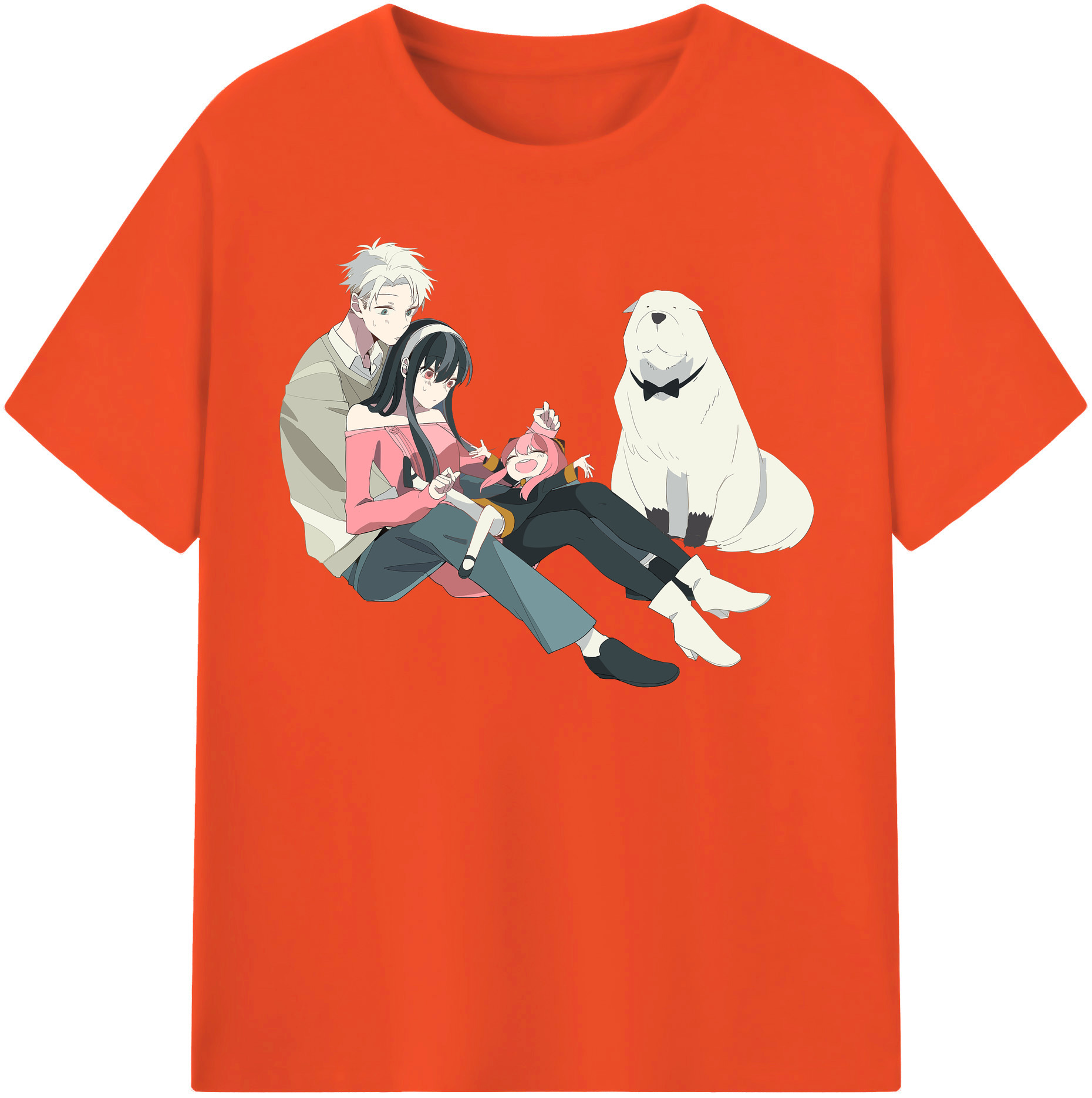 （画像用） SPY×FAMILY间谍家家酒 綿100％半袖Tシャツ（フロントプリント）