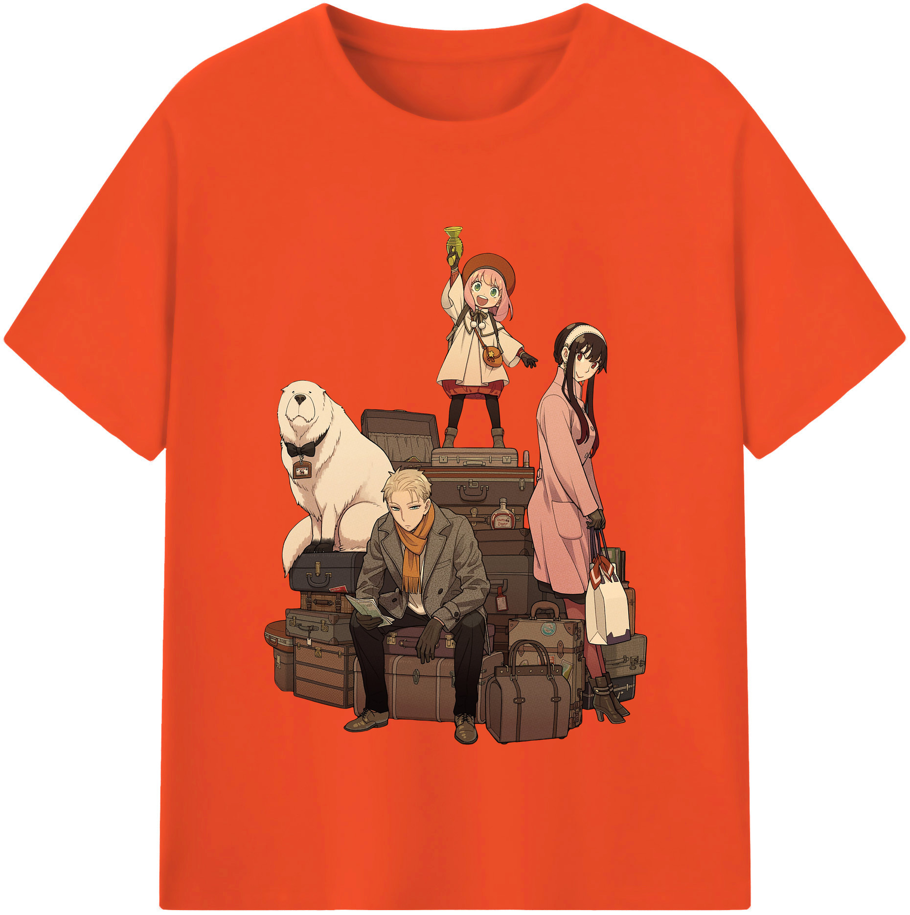 （画像用） SPY×FAMILY间谍家家酒 綿100％半袖Tシャツ（フロントプリント）