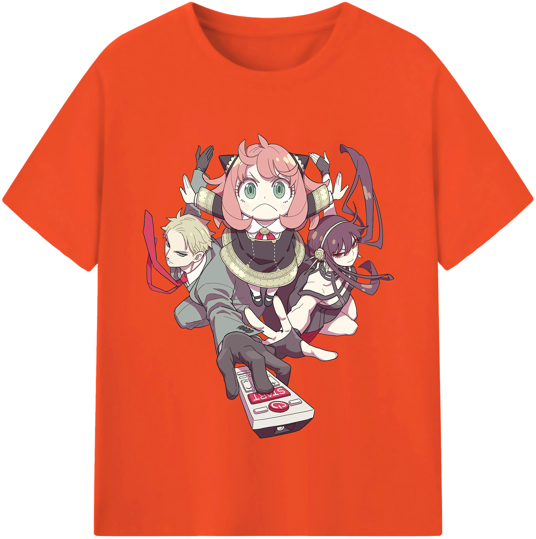 （画像用） SPY×FAMILY间谍家家酒 綿100％半袖Tシャツ（フロントプリント）
