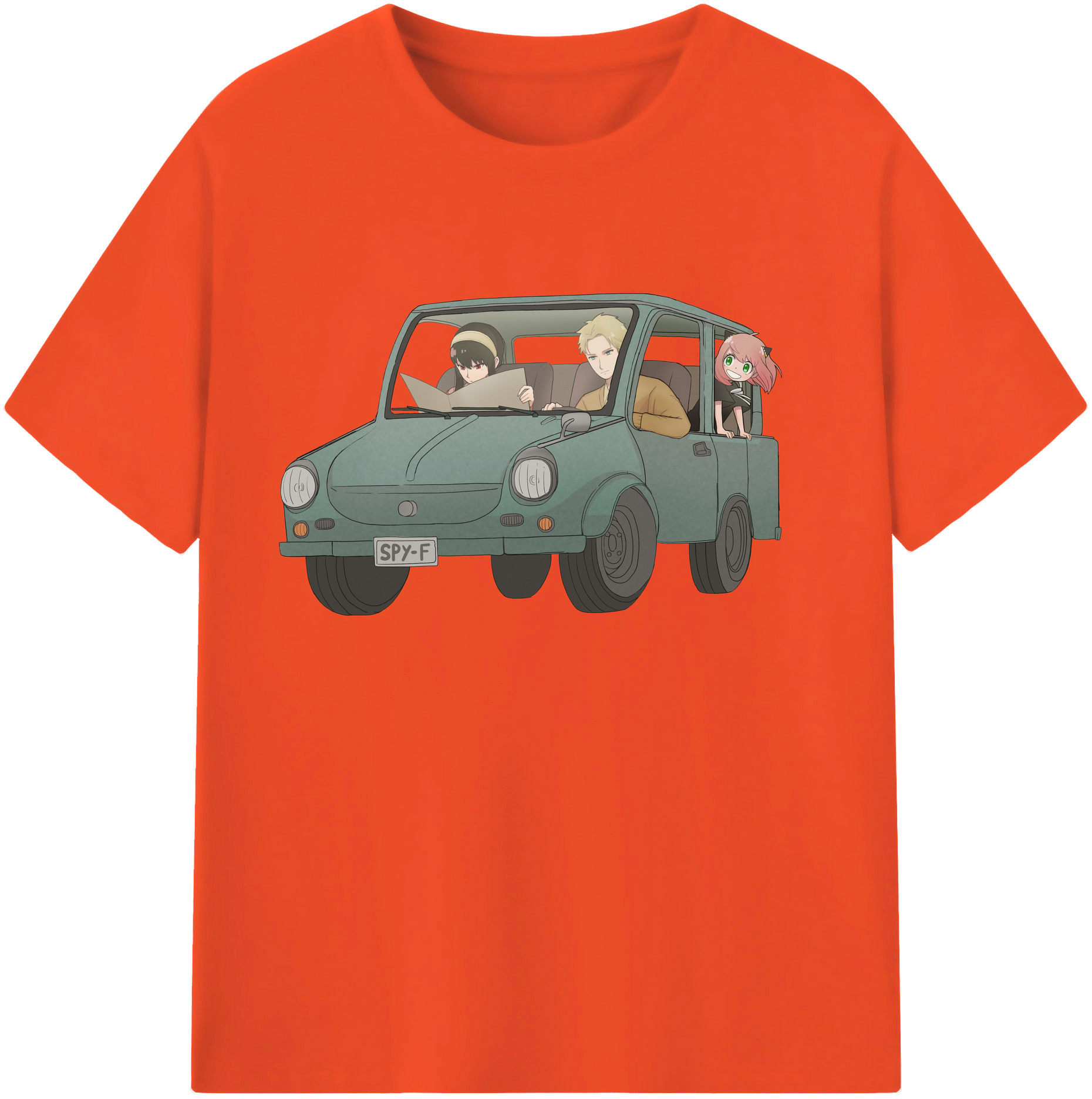 （画像用） SPY×FAMILY间谍家家酒 綿100％半袖Tシャツ（フロントプリント）