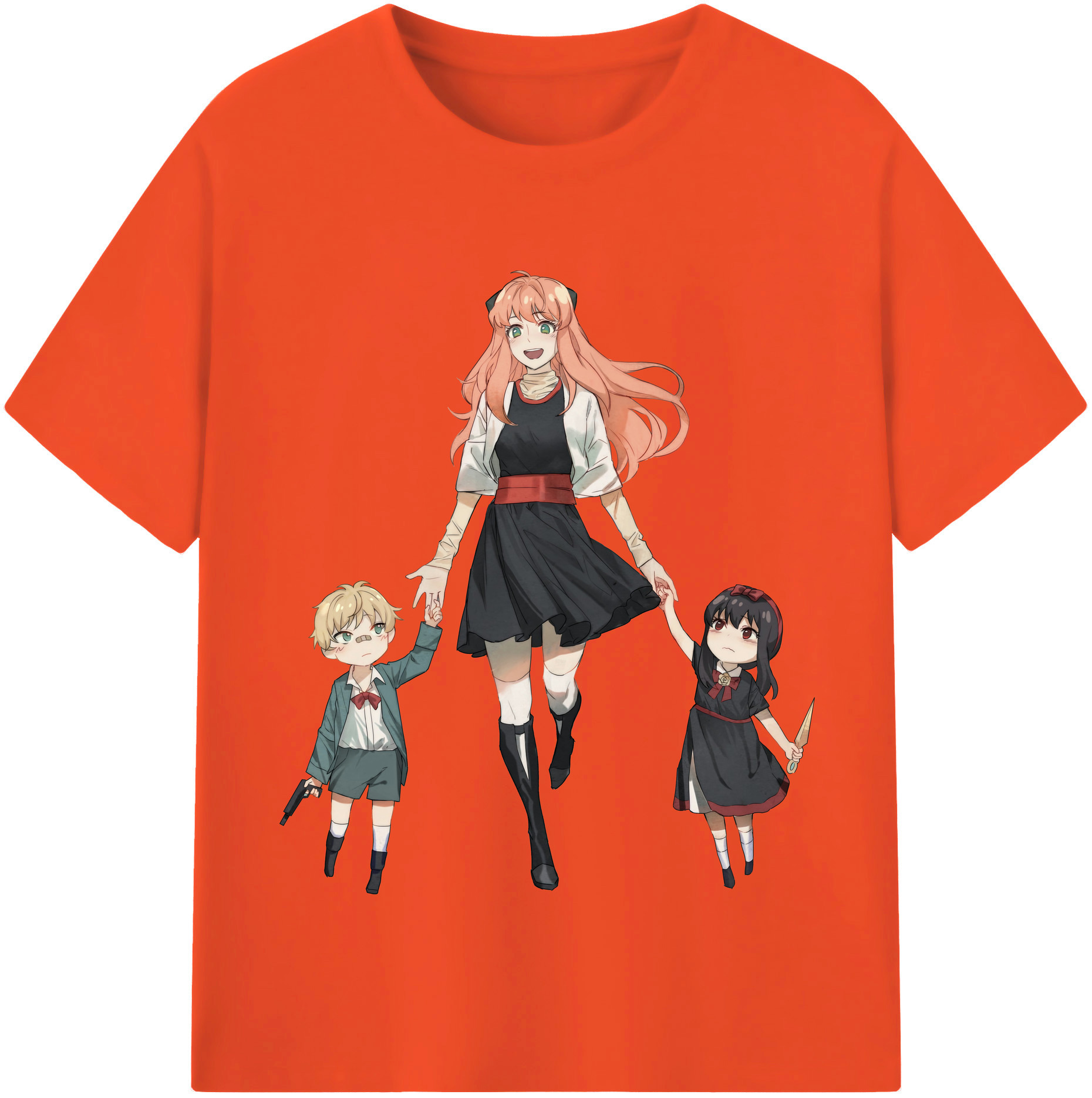 （画像用） SPY×FAMILY间谍家家酒 綿100％半袖Tシャツ（フロントプリント）