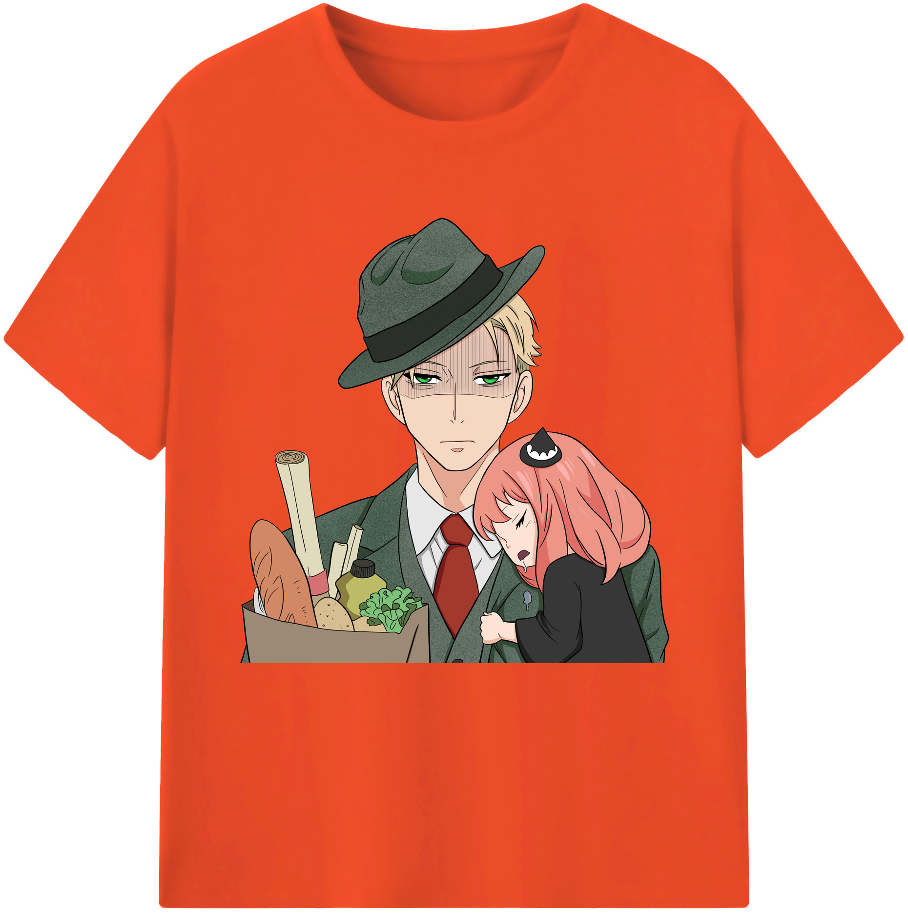 （画像用） SPY×FAMILY间谍家家酒 綿100％半袖Tシャツ（フロントプリント）