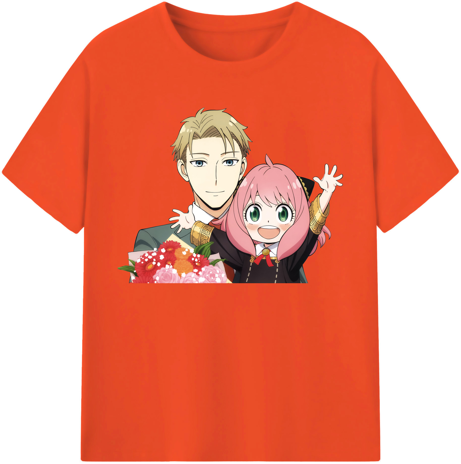 （画像用） SPY×FAMILY间谍家家酒 綿100％半袖Tシャツ（フロントプリント）