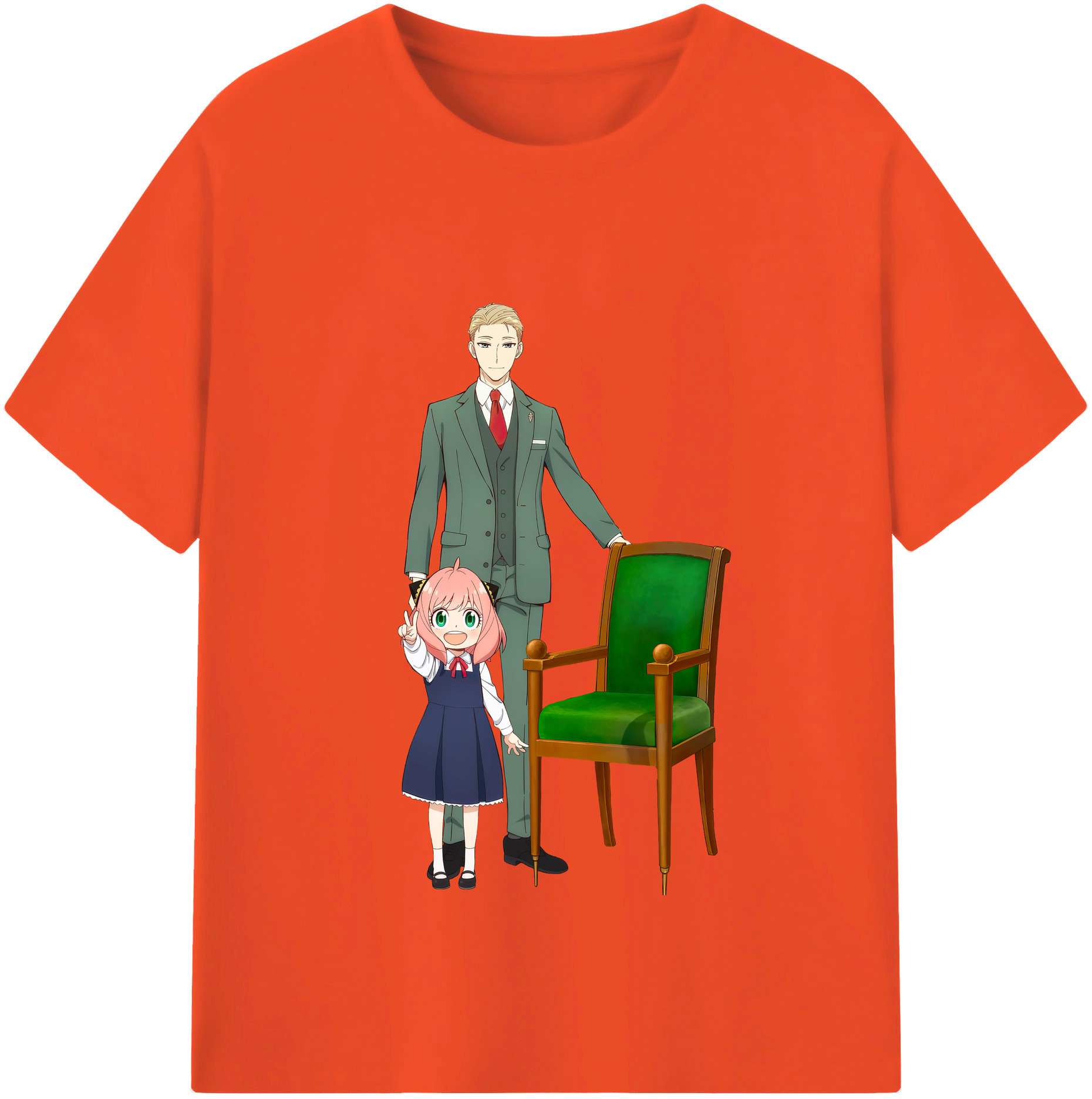 （画像用） SPY×FAMILY间谍家家酒 綿100％半袖Tシャツ（フロントプリント）