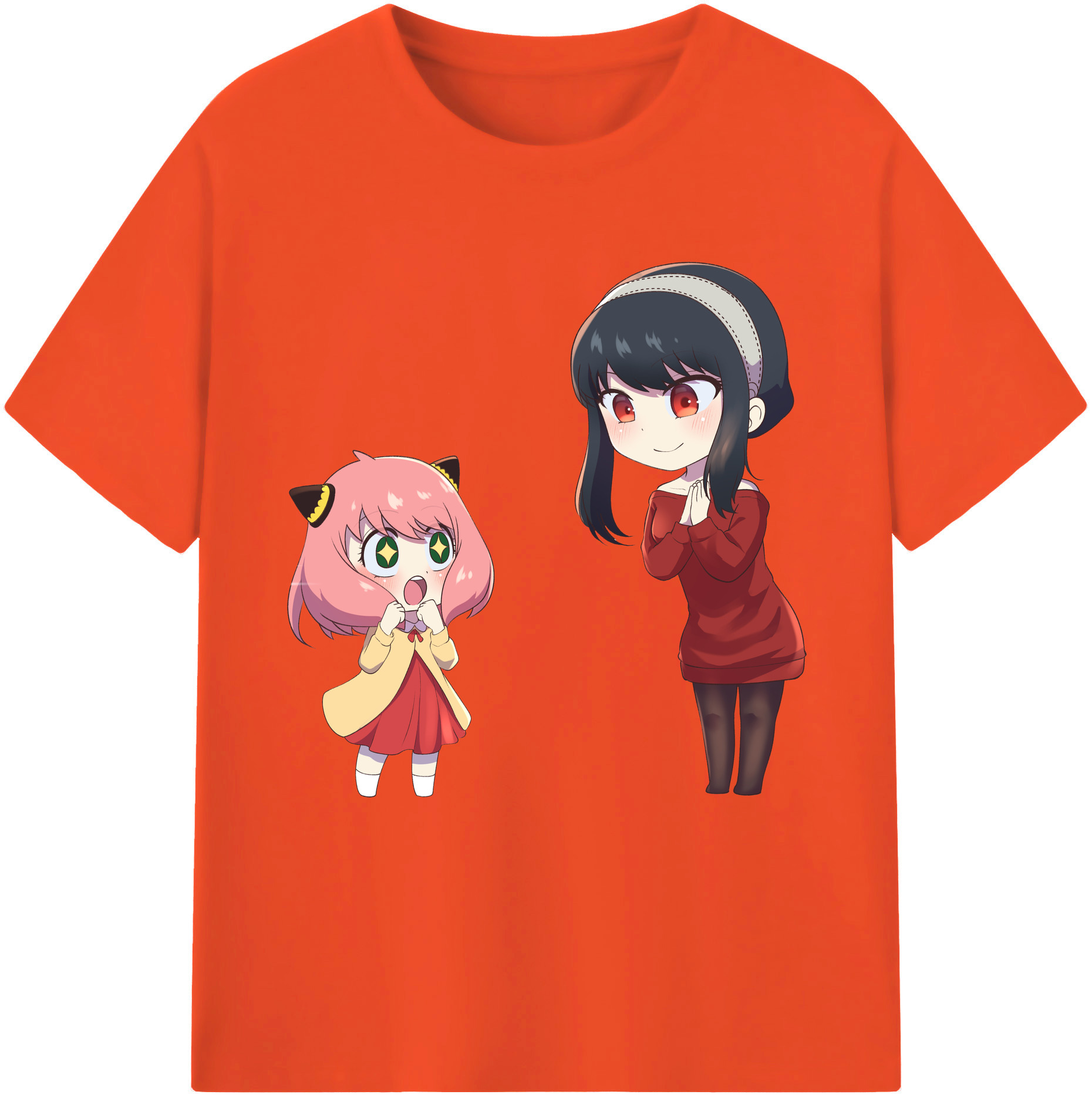（画像用） SPY×FAMILY间谍家家酒 綿100％半袖Tシャツ（フロントプリント）